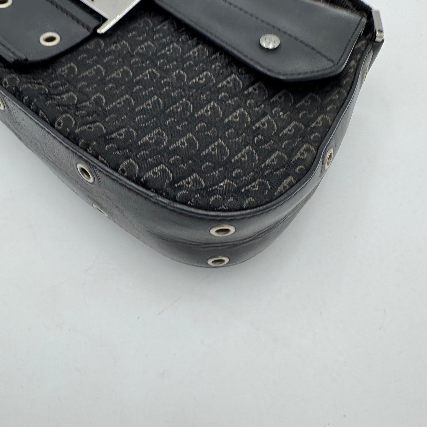 Christian Dior Black Trotter Canvas and Leather Street Chic Columbus