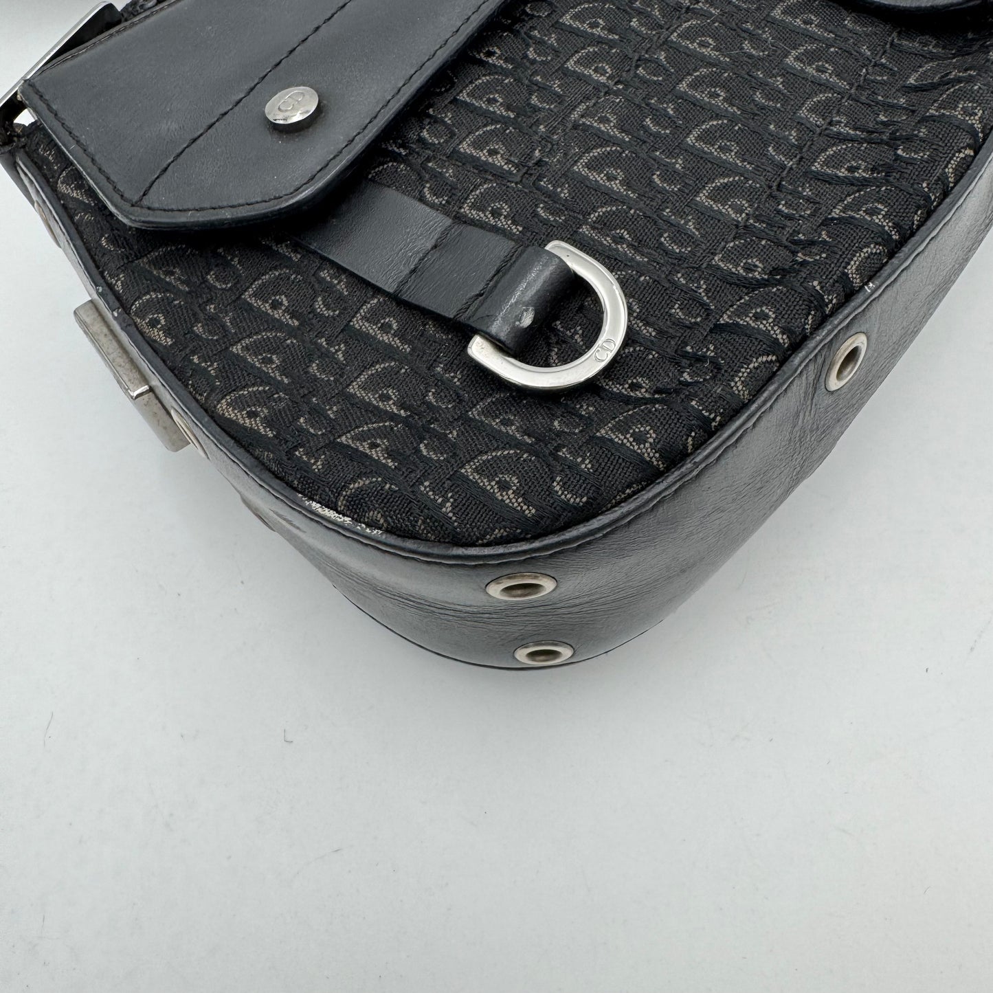 Christian Dior Black Trotter Canvas and Leather Street Chic Columbus