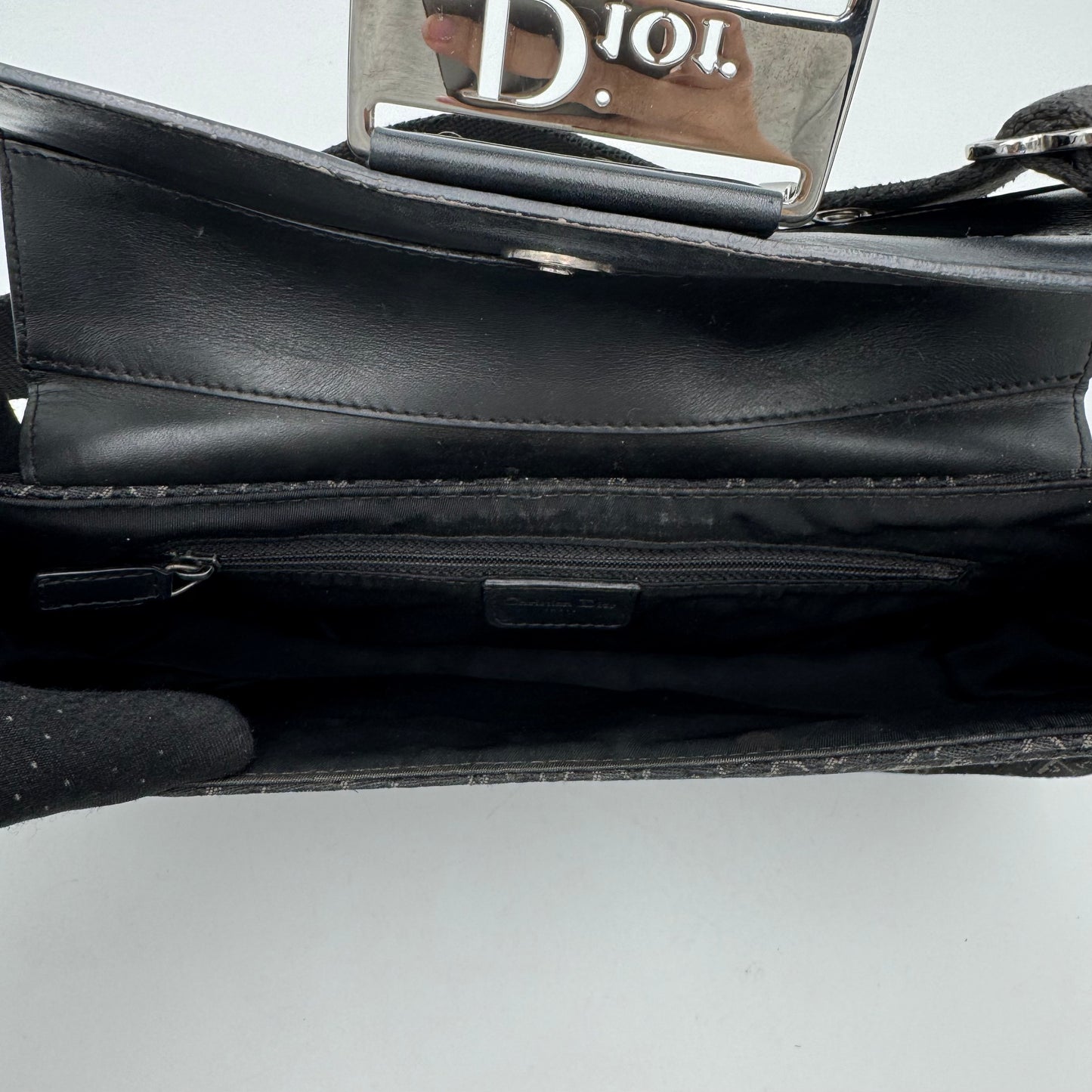 Christian Dior Black Trotter Canvas and Leather Street Chic Columbus