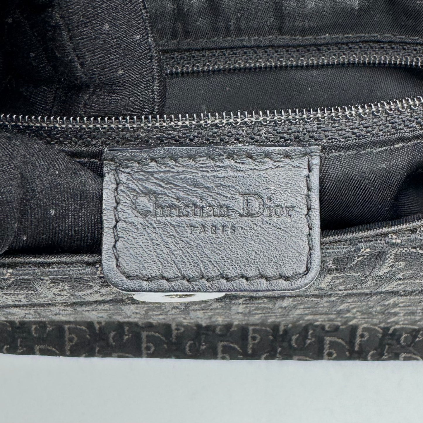 Christian Dior Black Trotter Canvas and Leather Street Chic Columbus