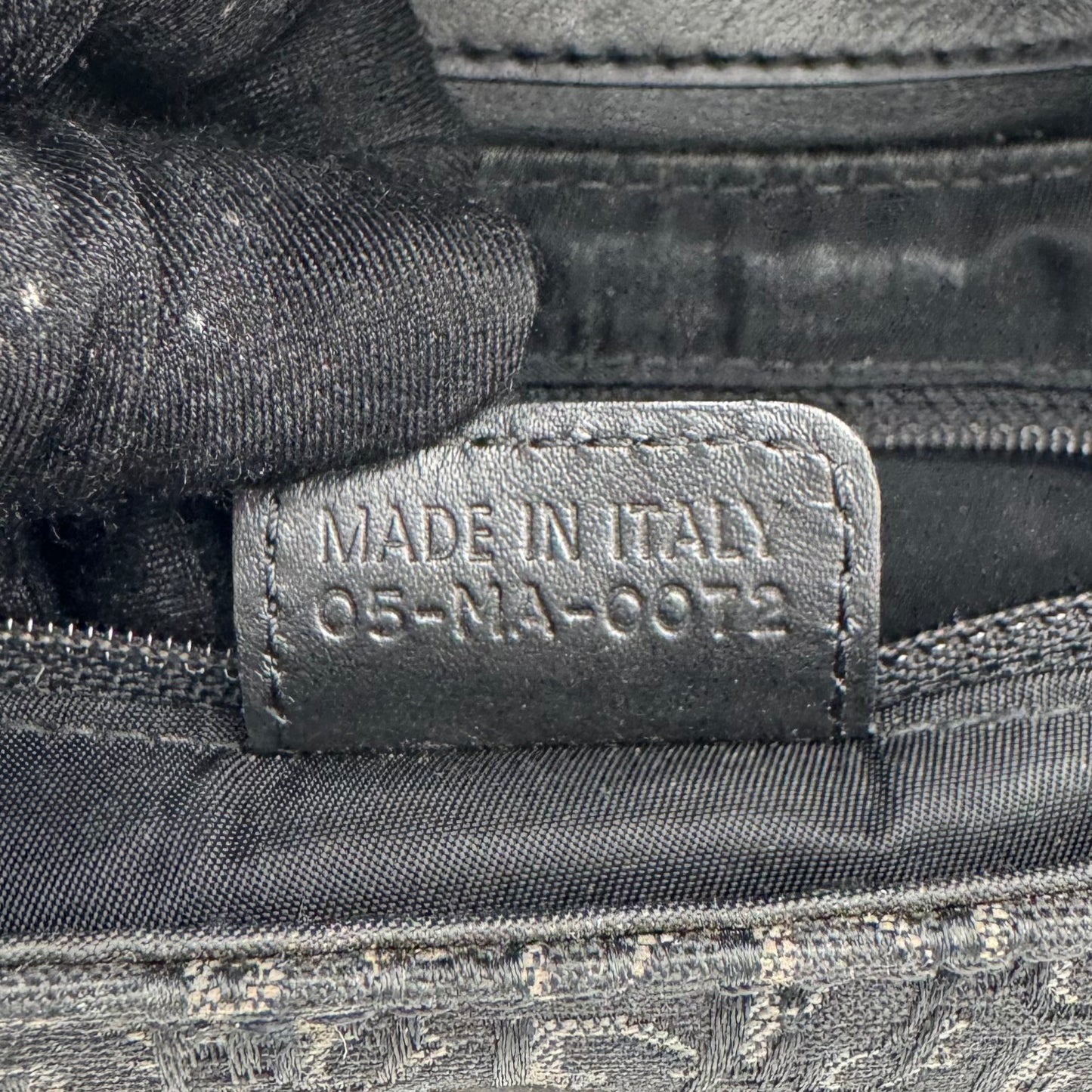 Christian Dior Black Trotter Canvas and Leather Street Chic Columbus