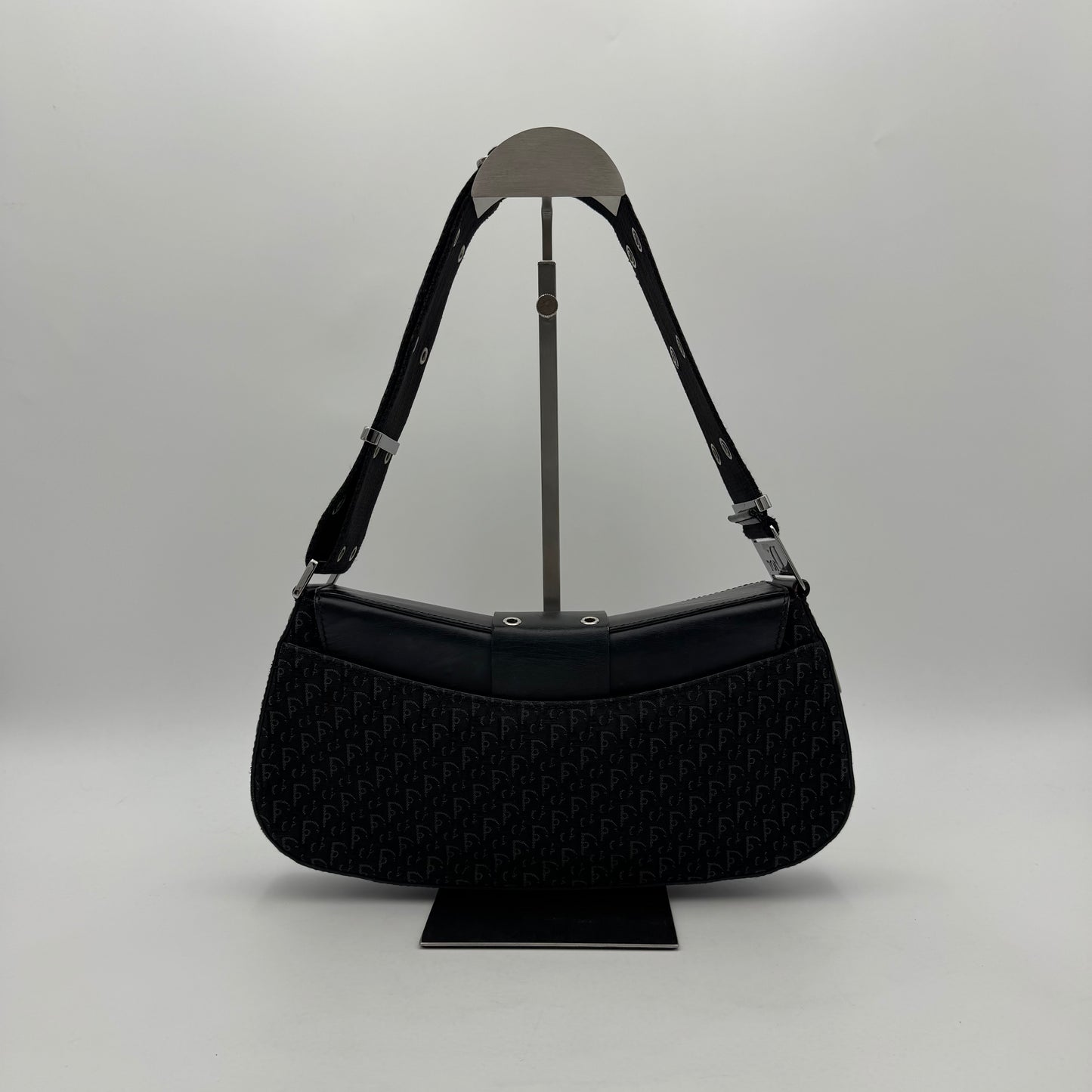 Christian Dior Black Trotter Canvas and Leather Street Chic Columbus