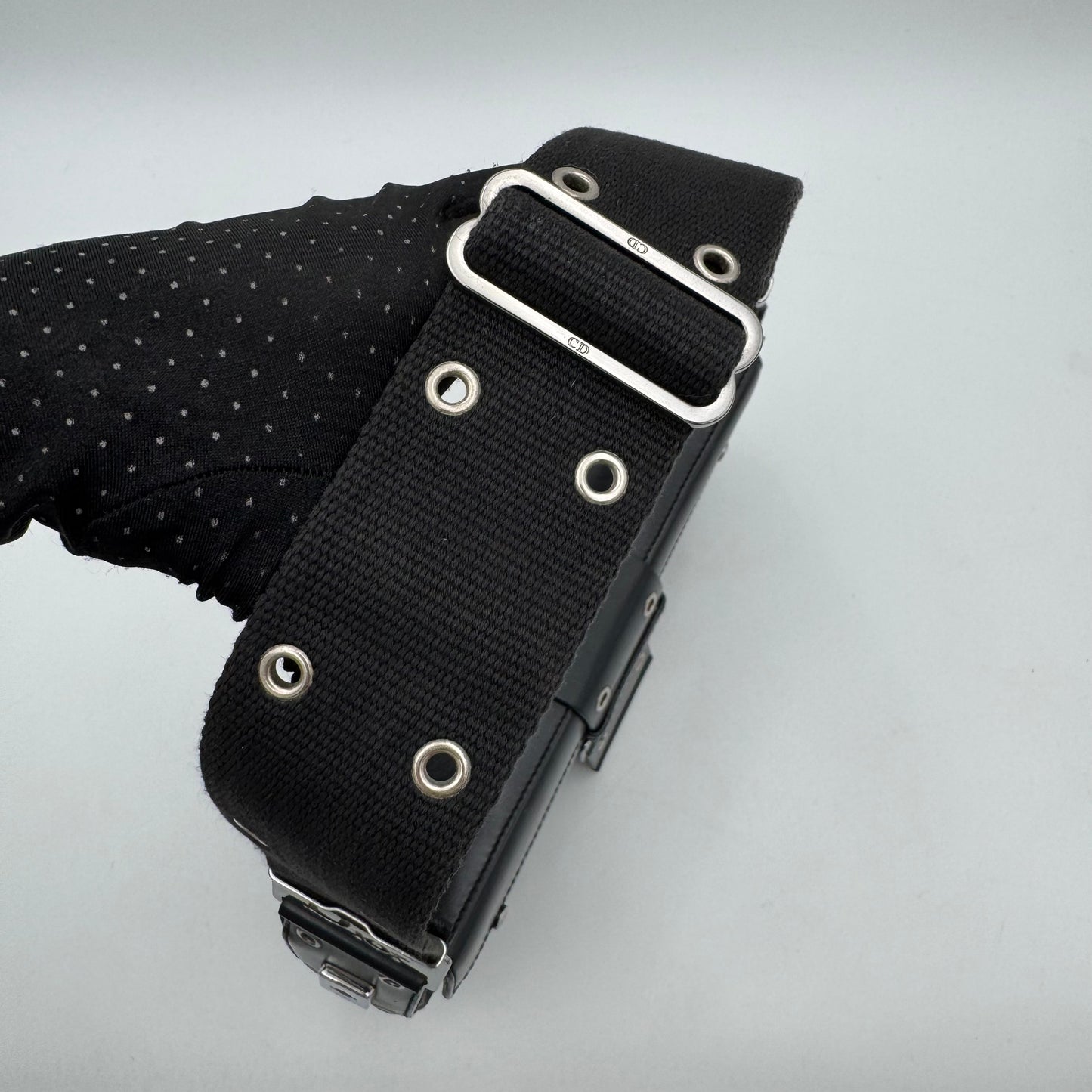 Christian Dior Black Trotter Canvas and Leather Street Chic Columbus