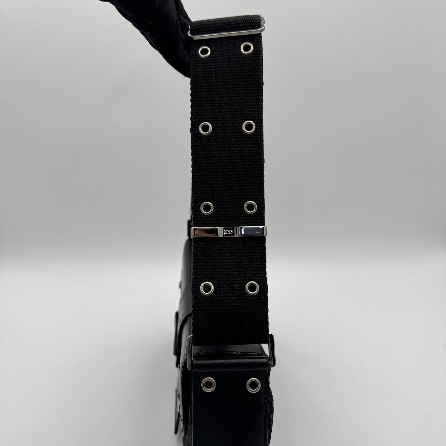 Christian Dior Black Trotter Canvas and Leather Street Chic Columbus