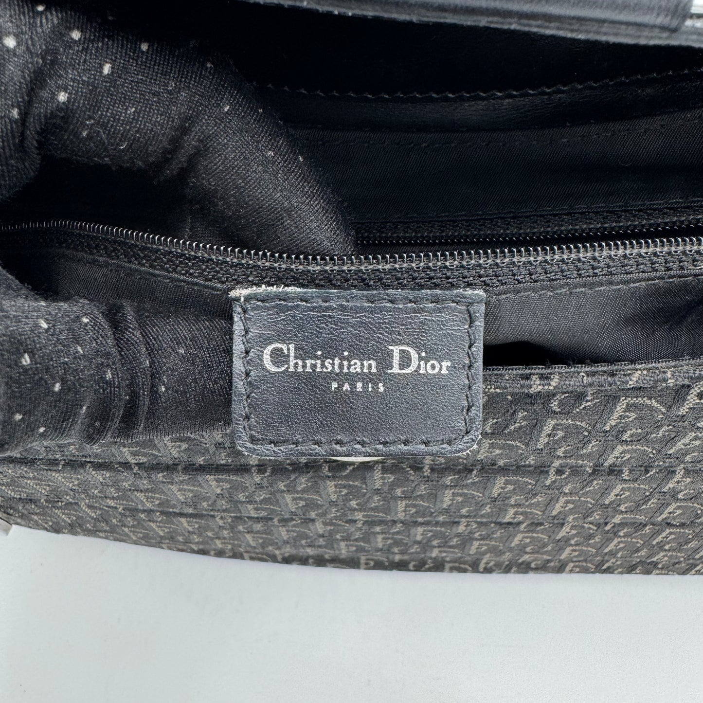 Christian Dior Black Trotter Canvas and Leather Street Chic Columbus