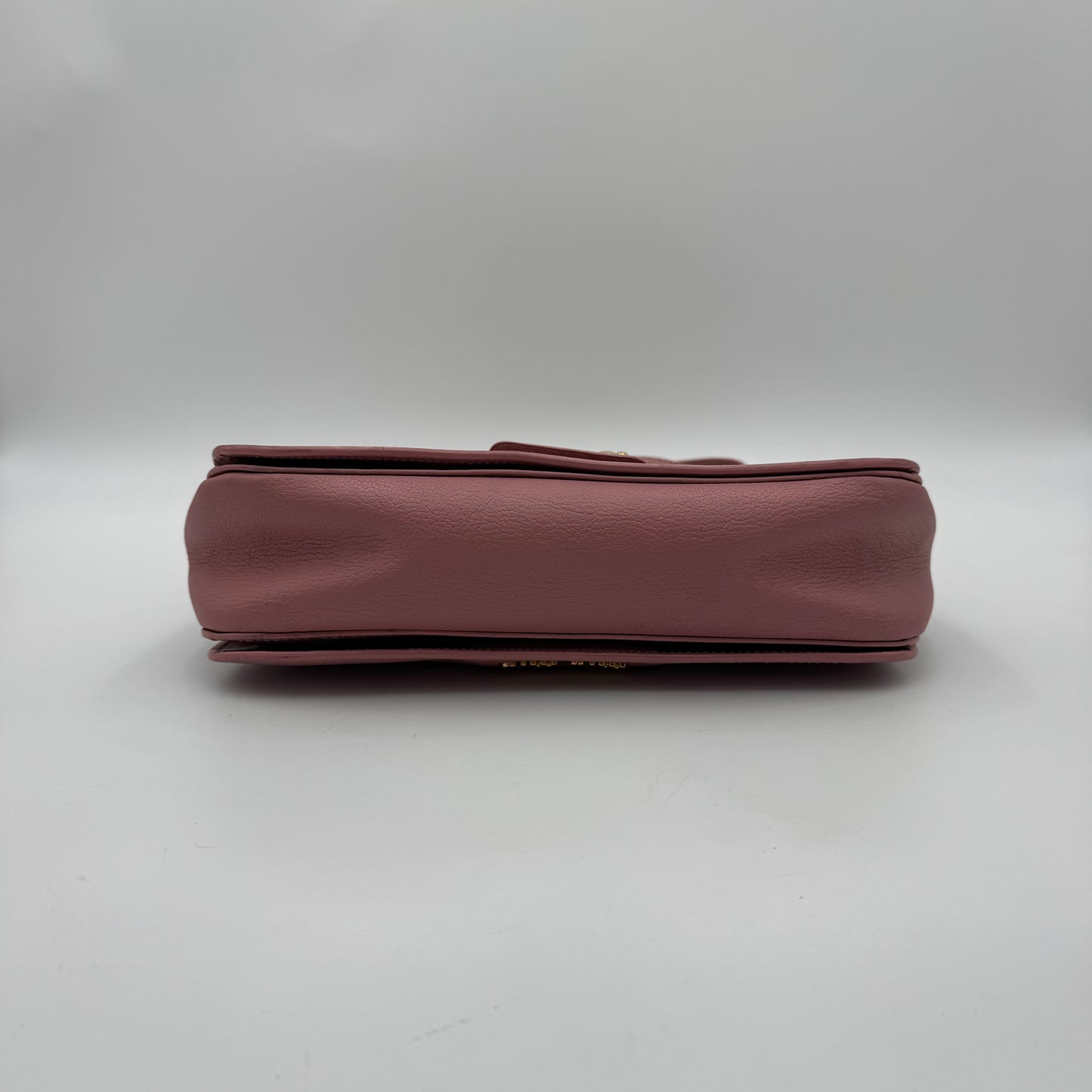 Miu Miu Pink Madras Leather Handbag GHW