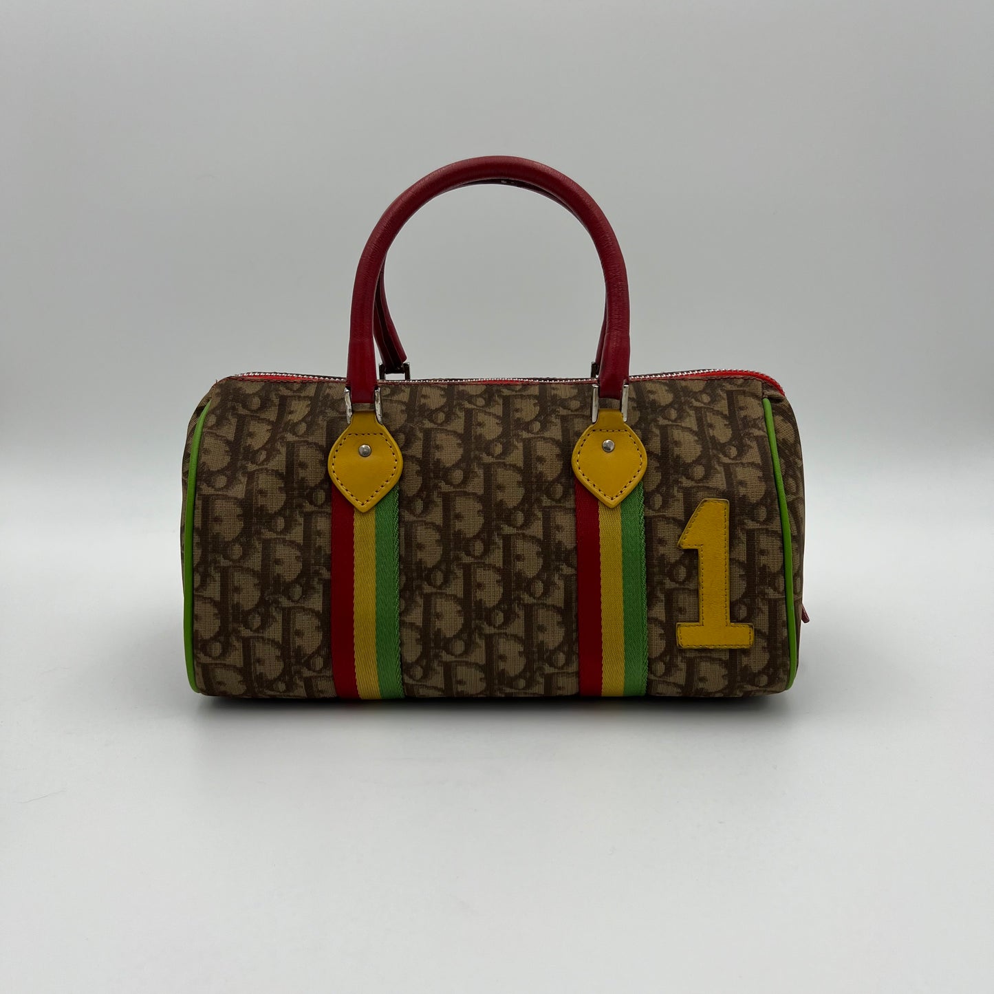 Christian Dior John Galliano Rasta Boston Bag