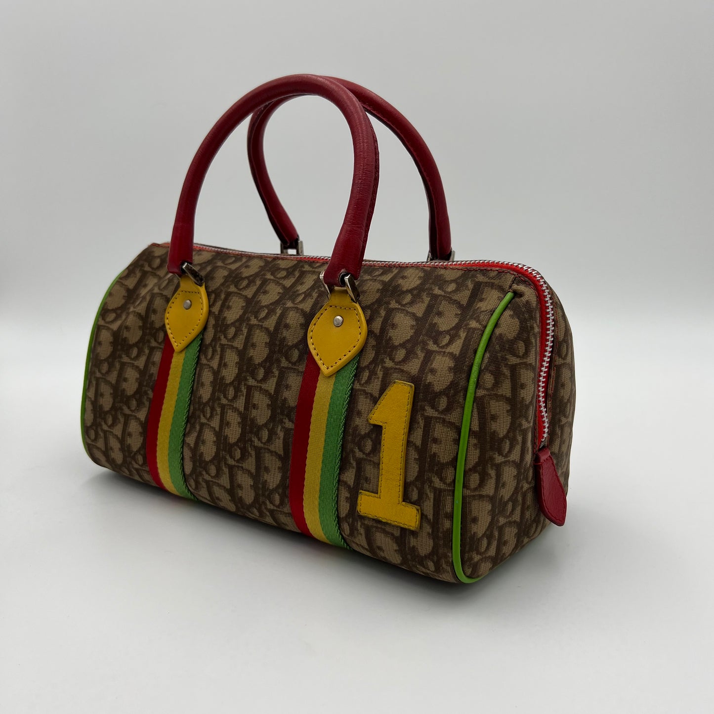 Christian Dior John Galliano Rasta Boston Bag