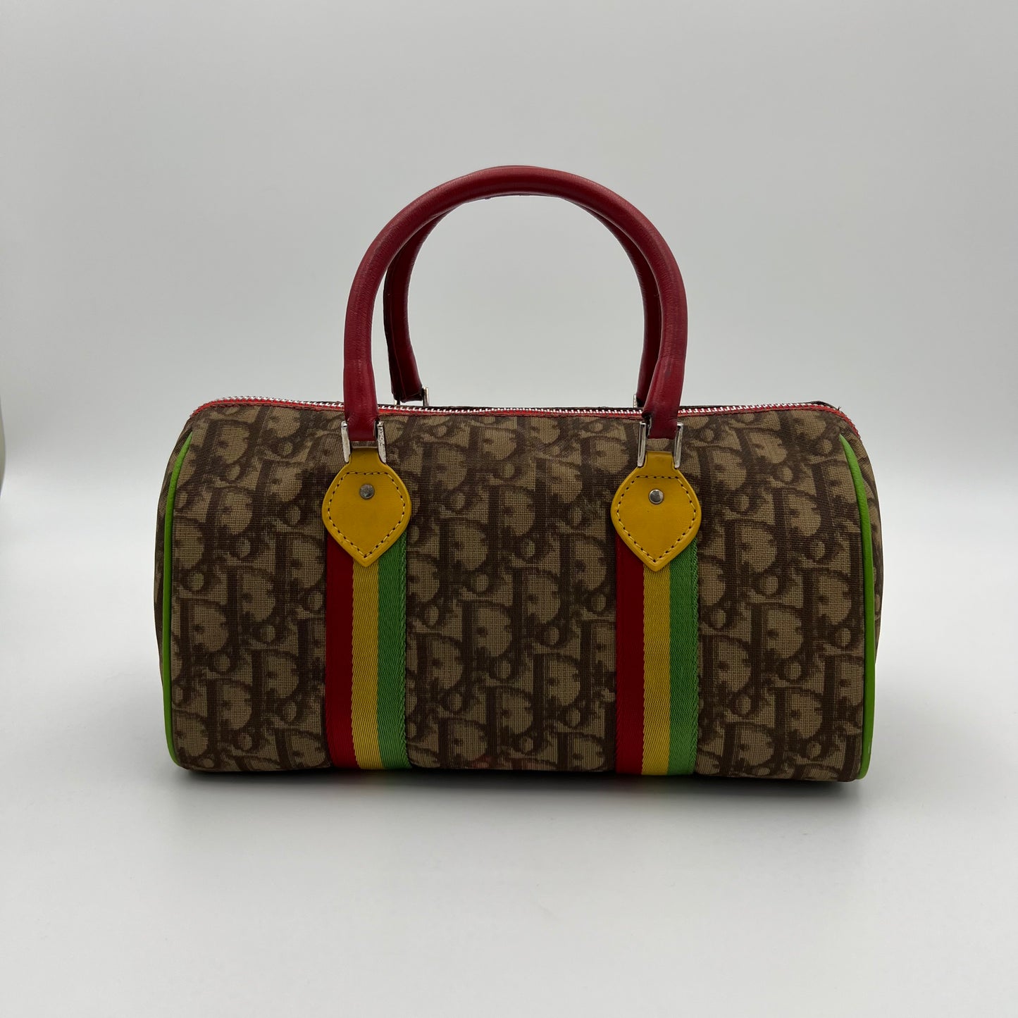 Christian Dior John Galliano Rasta Boston Bag