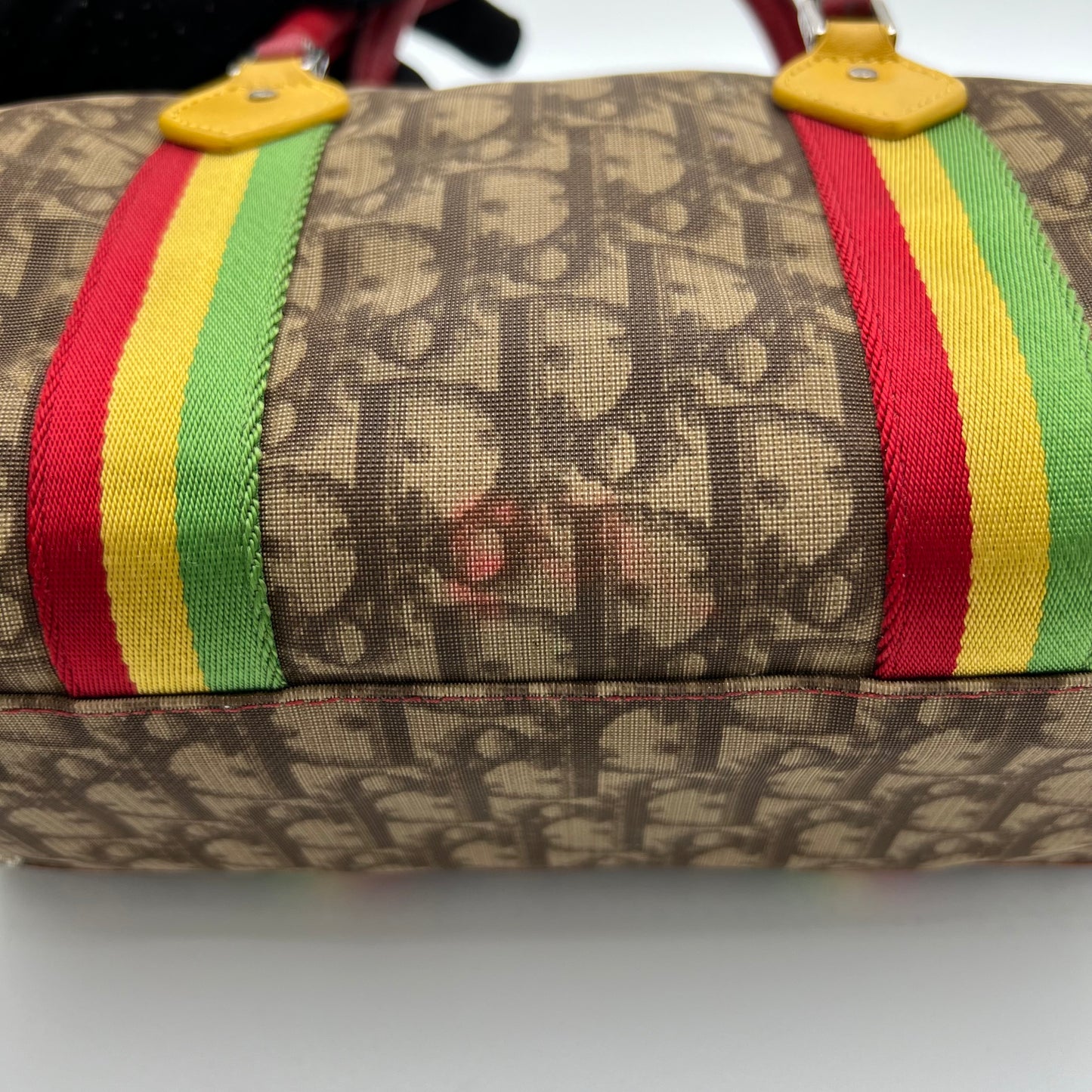 Christian Dior John Galliano Rasta Boston Bag