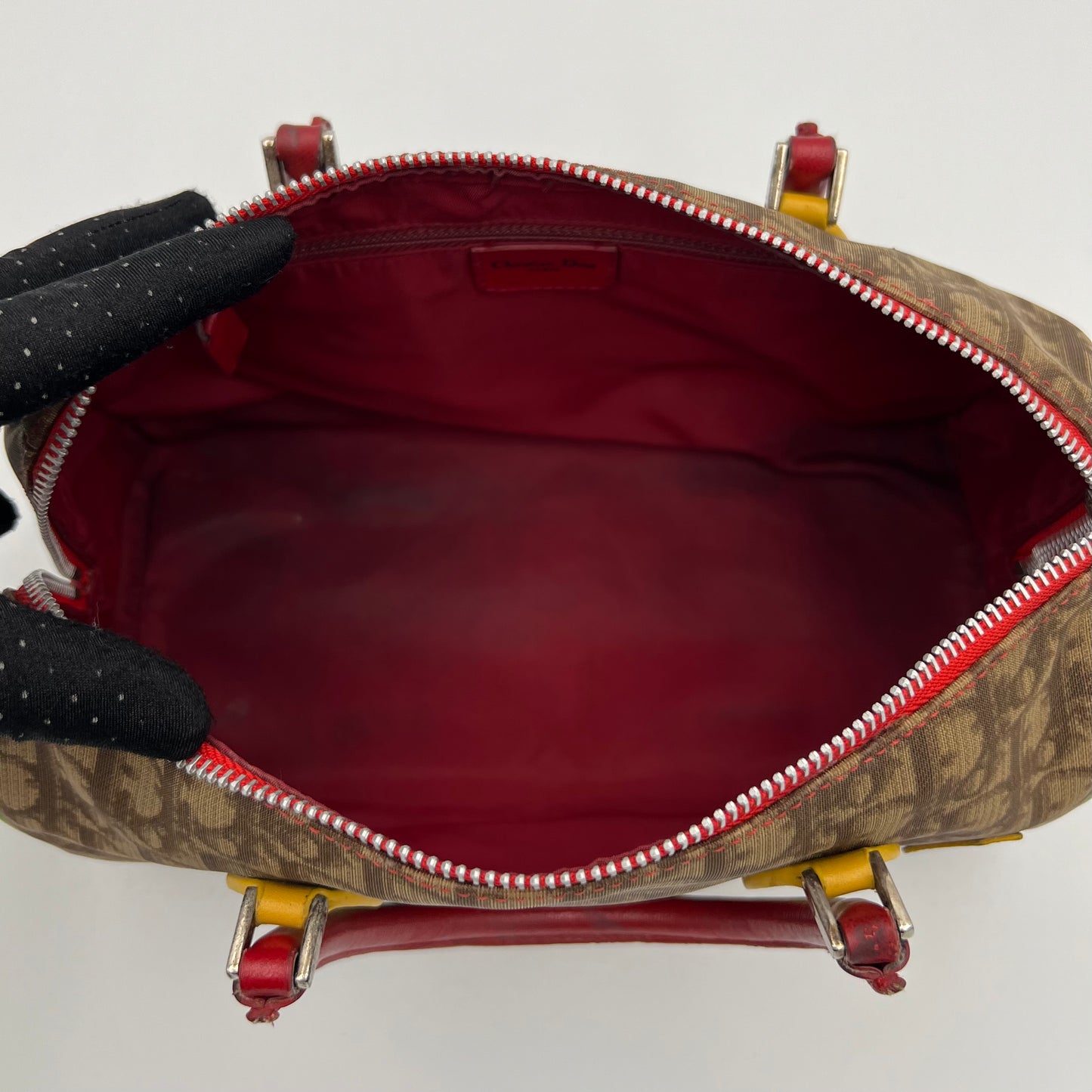 Christian Dior John Galliano Rasta Boston Bag