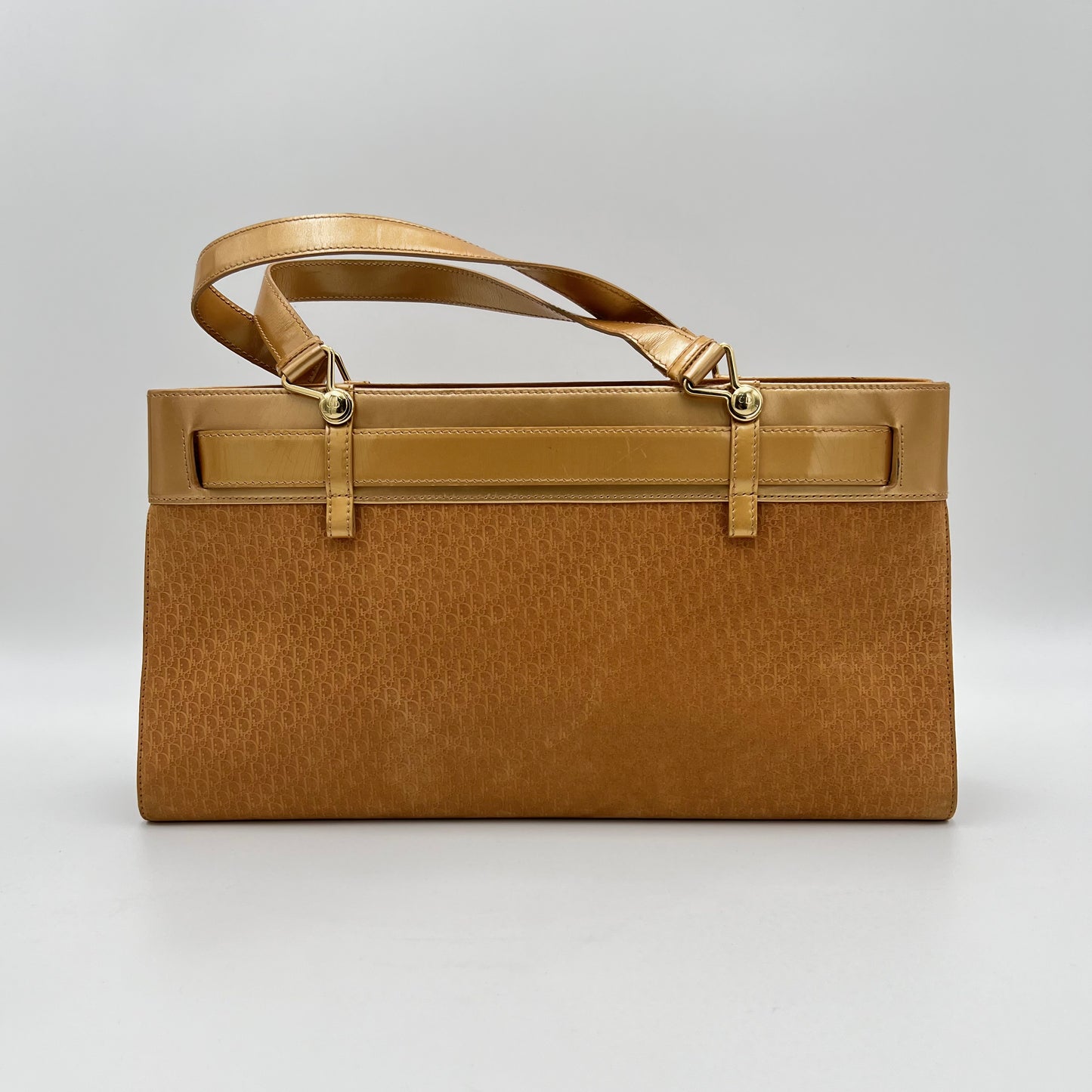Christian Dior John Galliano Yellow Trotter Pocket Handbag