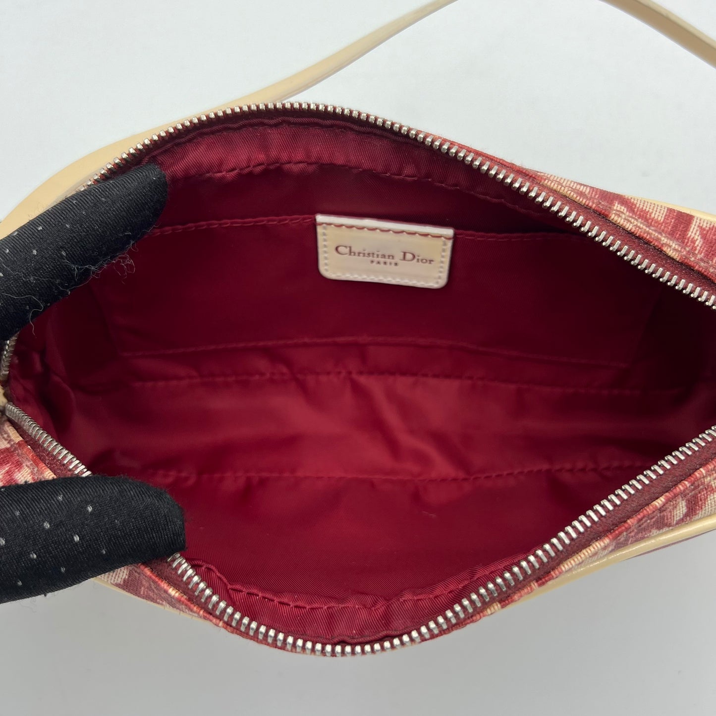 Christian Dior Burgundy Trotter No. 1 Pochette
