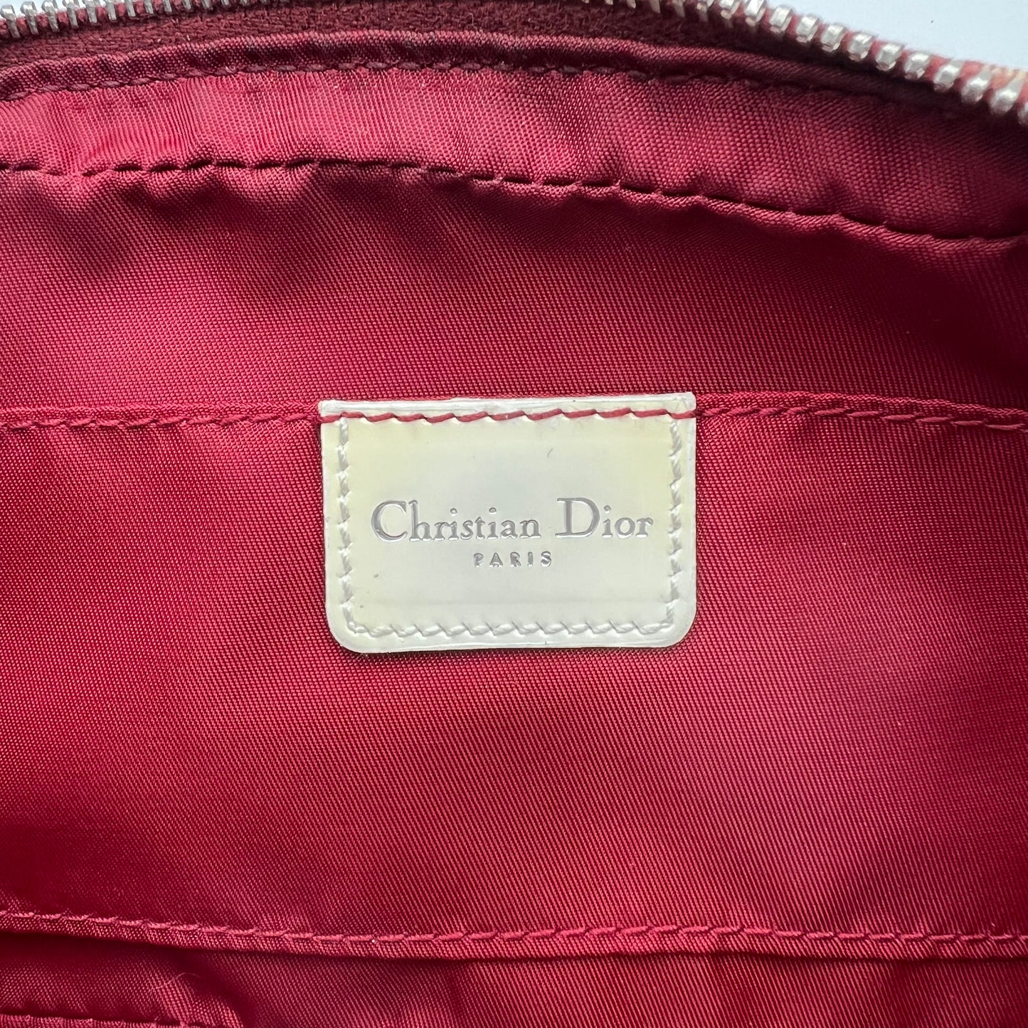 Christian Dior Burgundy Trotter No. 1 Pochette