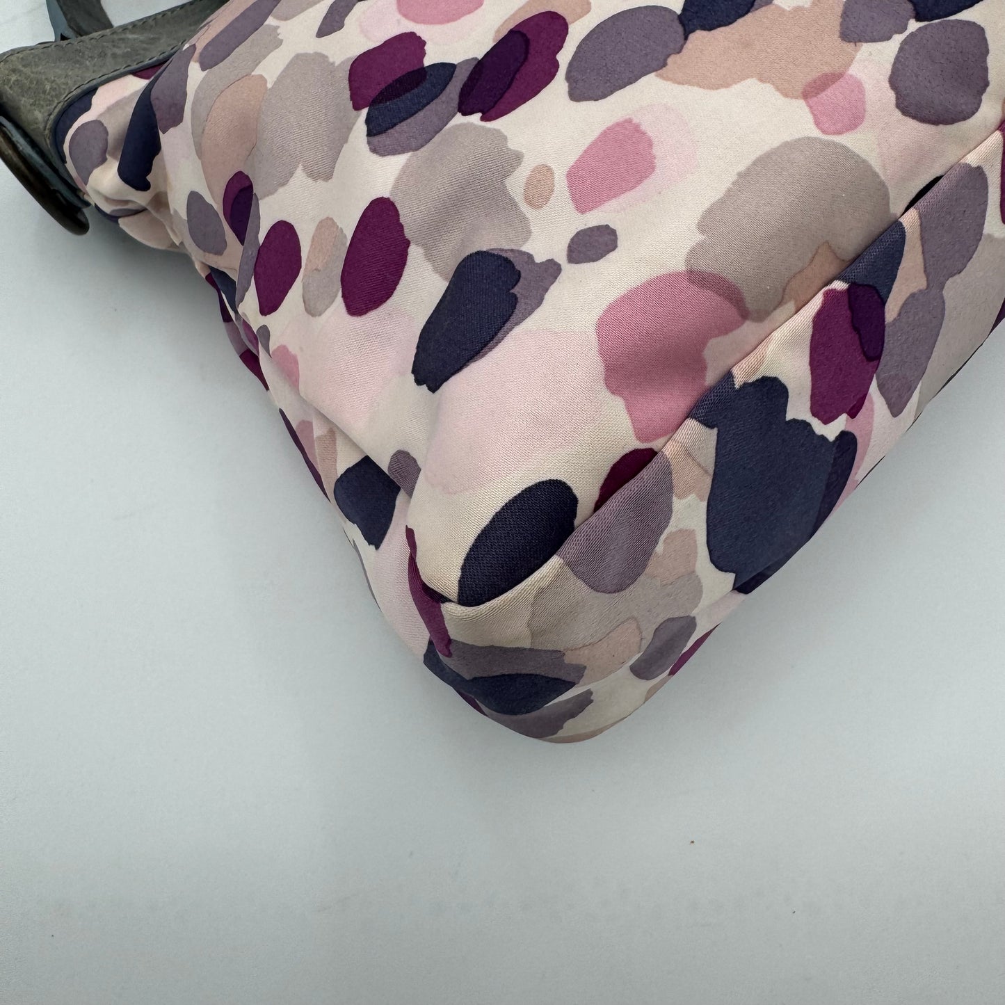 Balenciaga Gray Leather Watercolor Nylon First