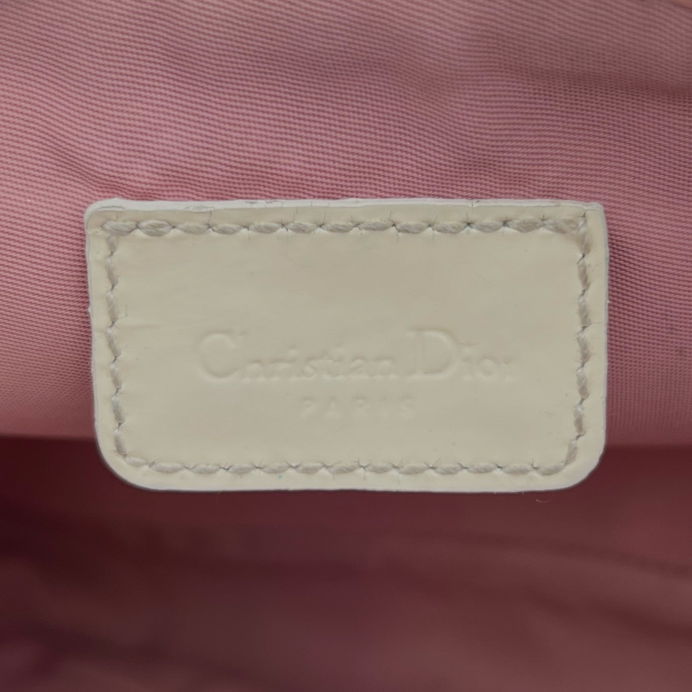 Christian Dior Pink Monogram PVC Mini Saddle Pochette