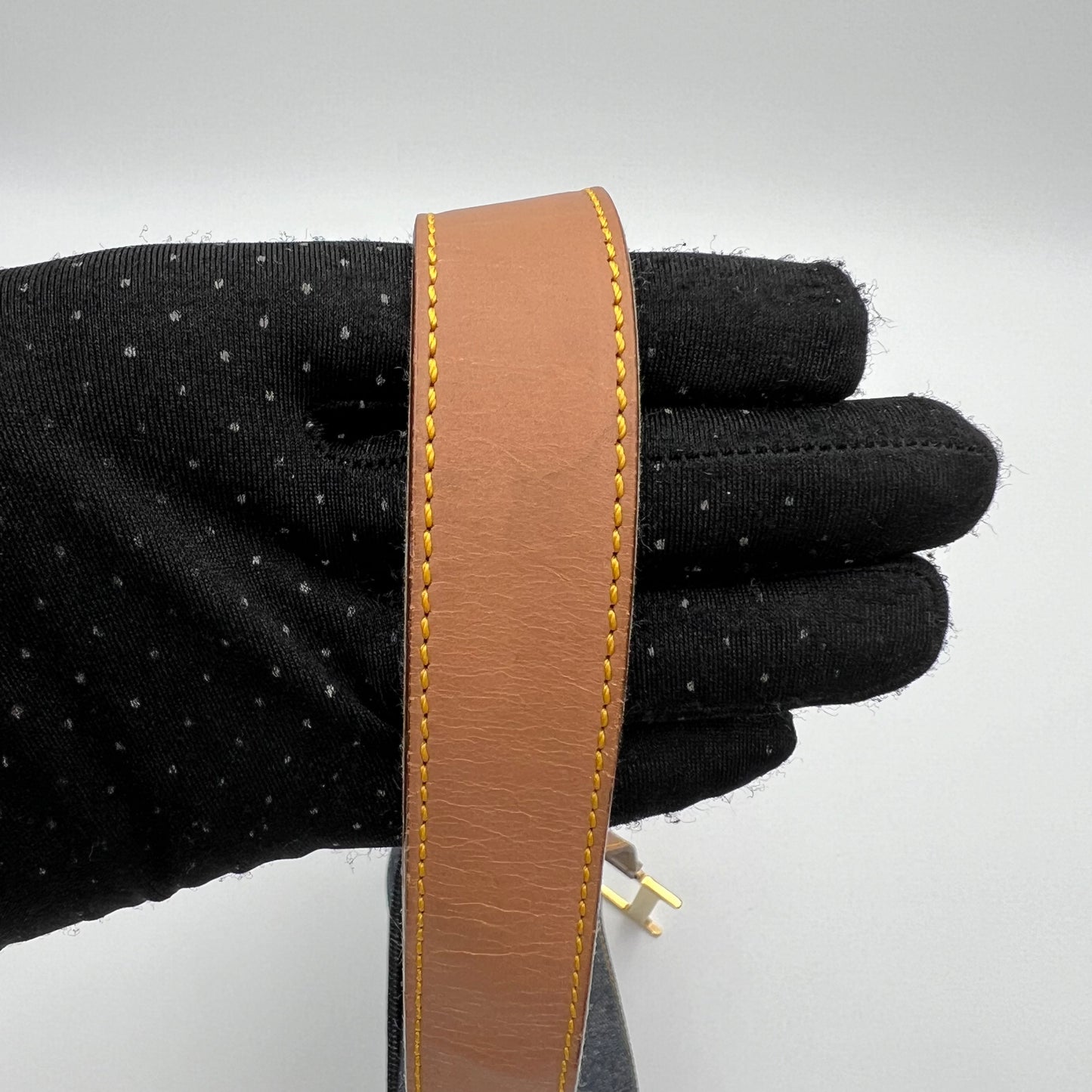 Christian Dior Blue Denim Saddle