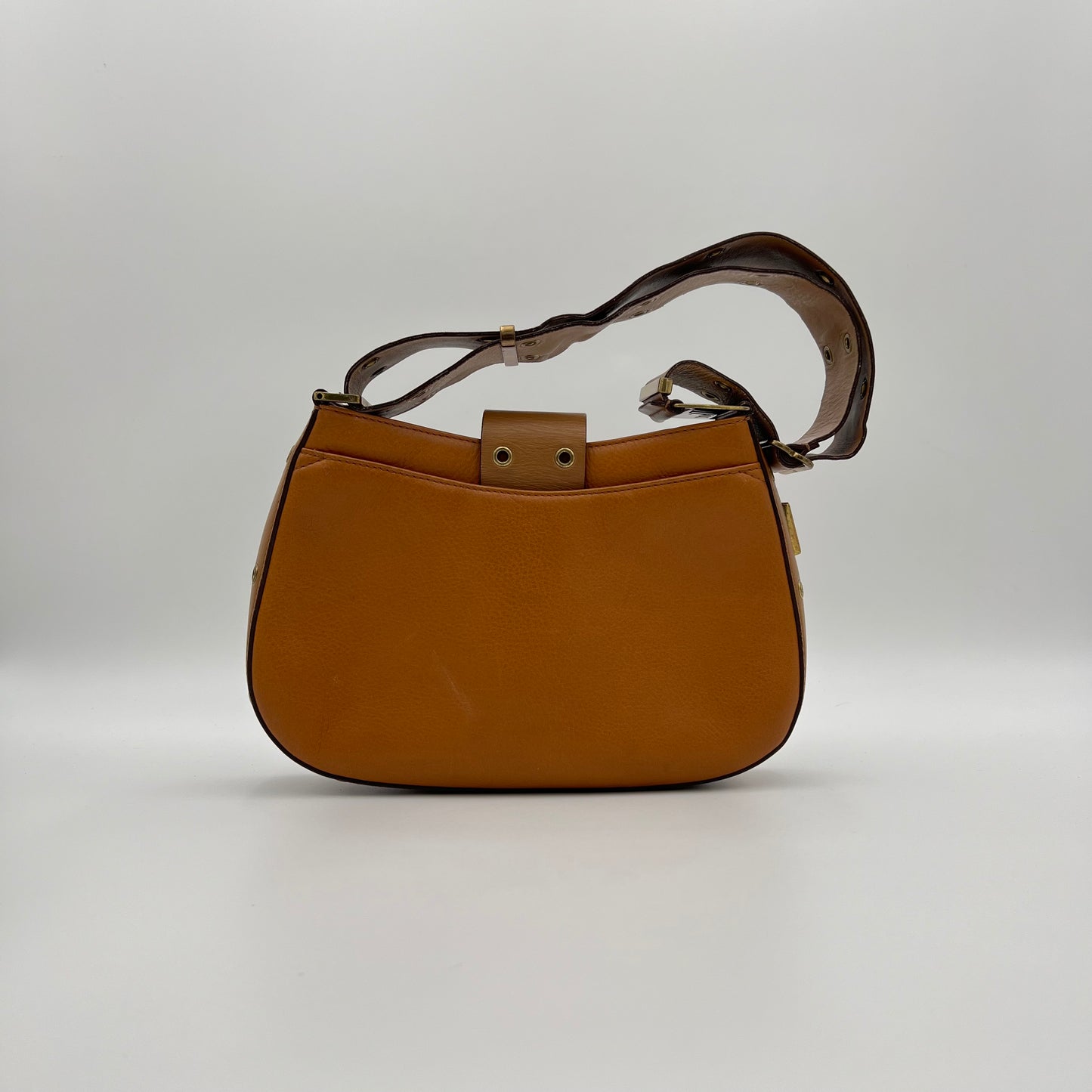 Christian Dior Tan Leather Street Chic Hobo Bag