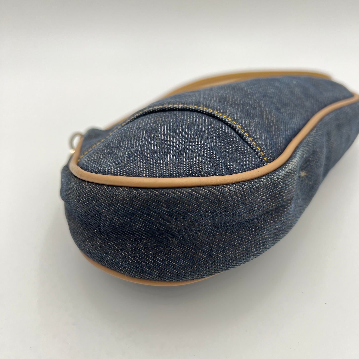 Christian Dior Denim Mini Saddle Pochette