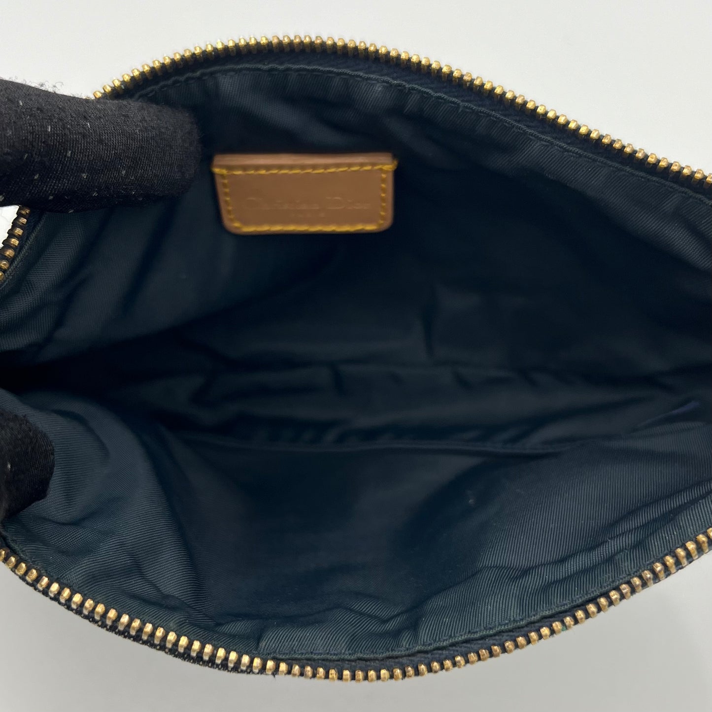 Christian Dior Denim Mini Saddle Pochette