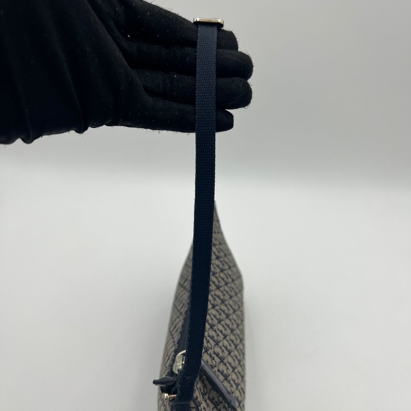 Christian Dior Navy Blue Trotter Hobo Pochette