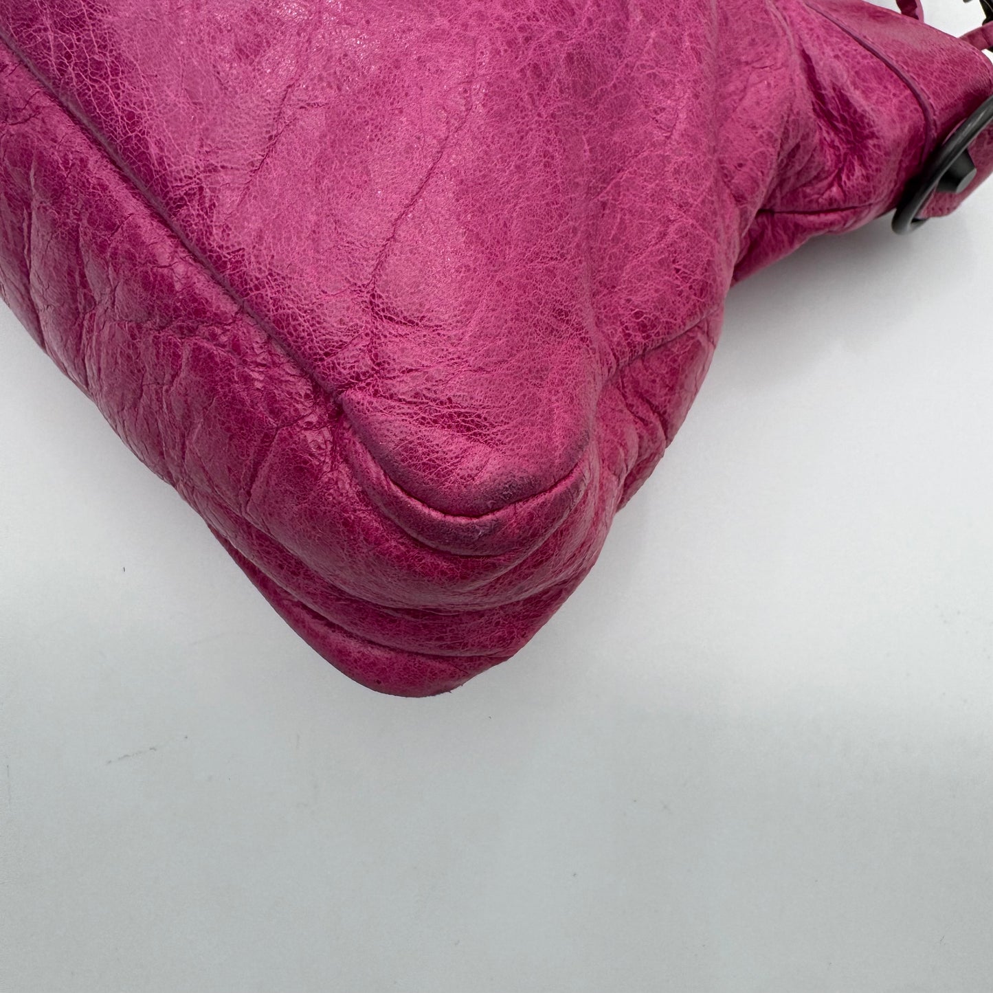 Balenciaga Magenta Pink Leather Classic First