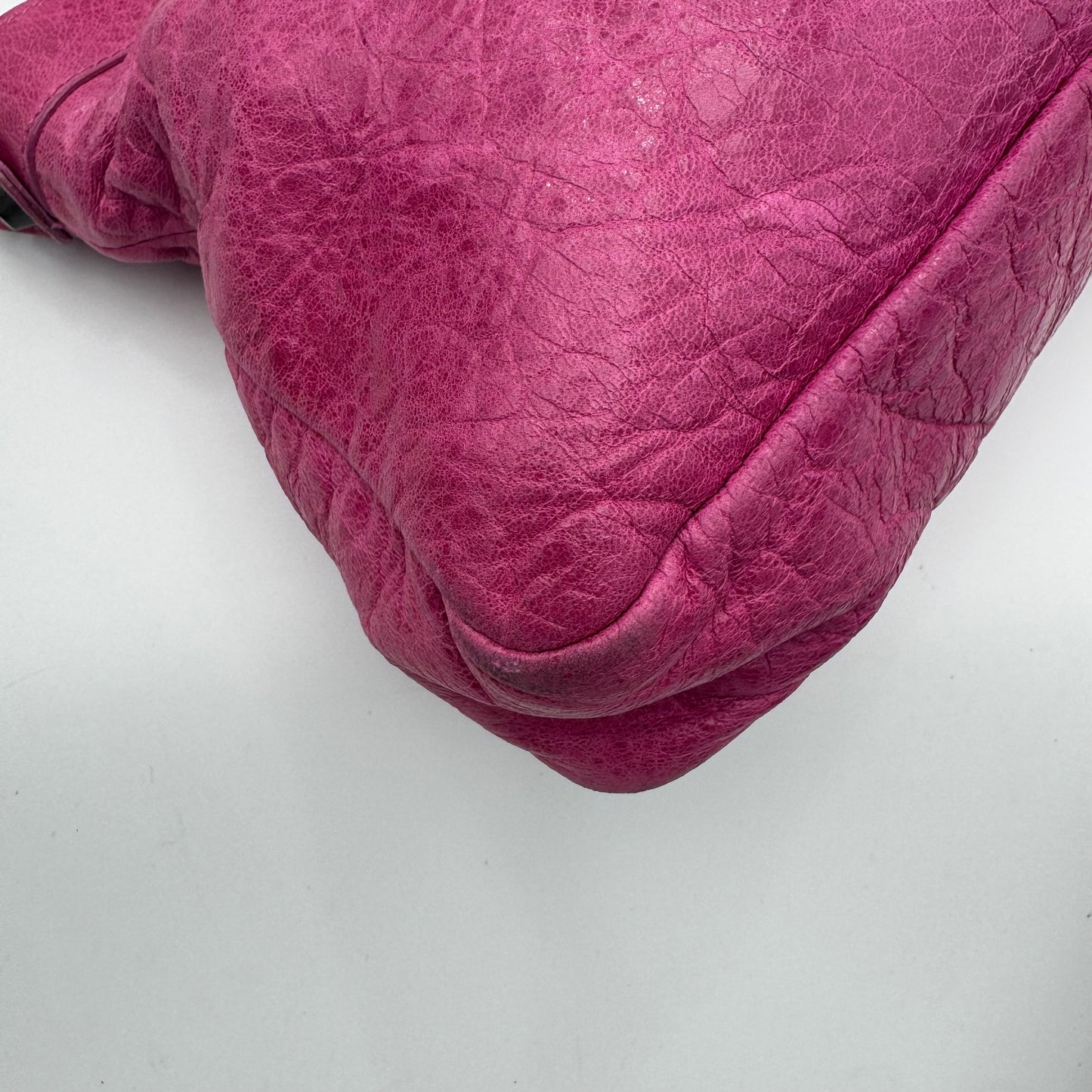 Balenciaga Magenta Pink Leather Classic First