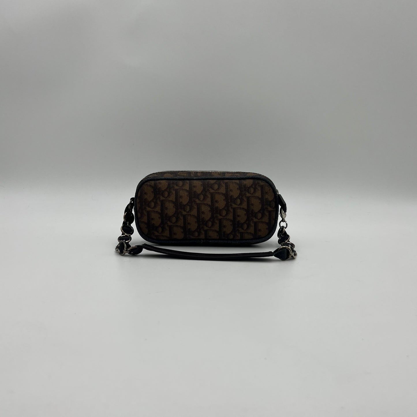Christian Dior Brown Romantique Trotter Mini Pochette