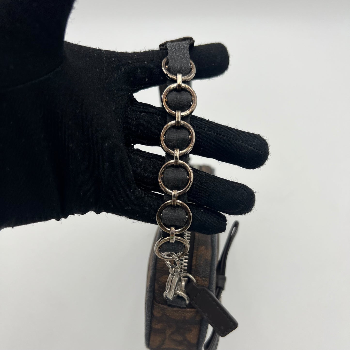 Christian Dior Brown Romantique Trotter Mini Pochette