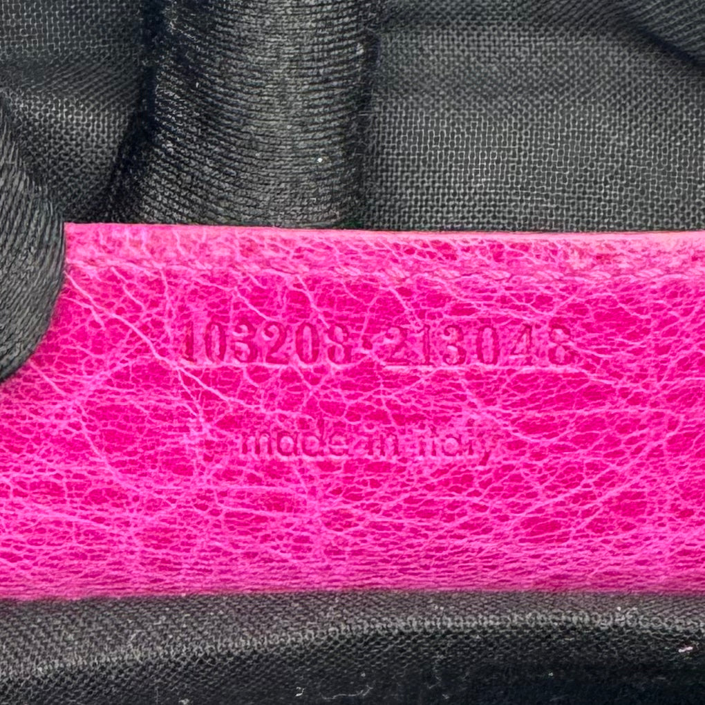 Balenciaga Magenta Pink Leather Classic First