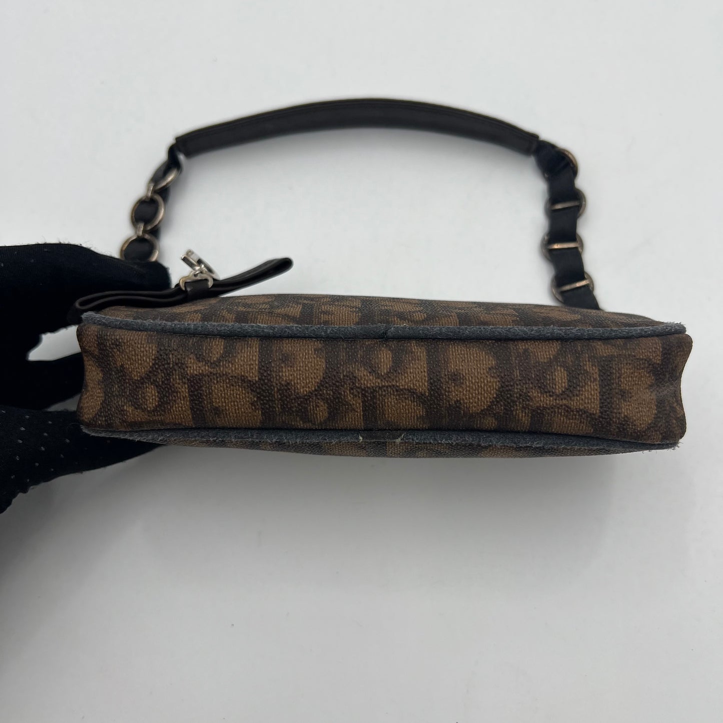 Christian Dior Brown Romantique Trotter Mini Pochette