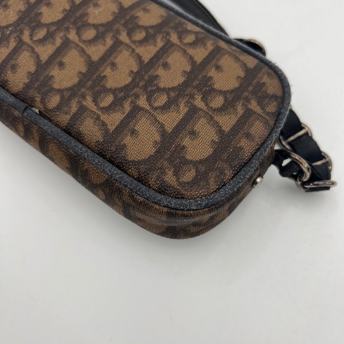 Christian Dior Brown Romantique Trotter Mini Pochette