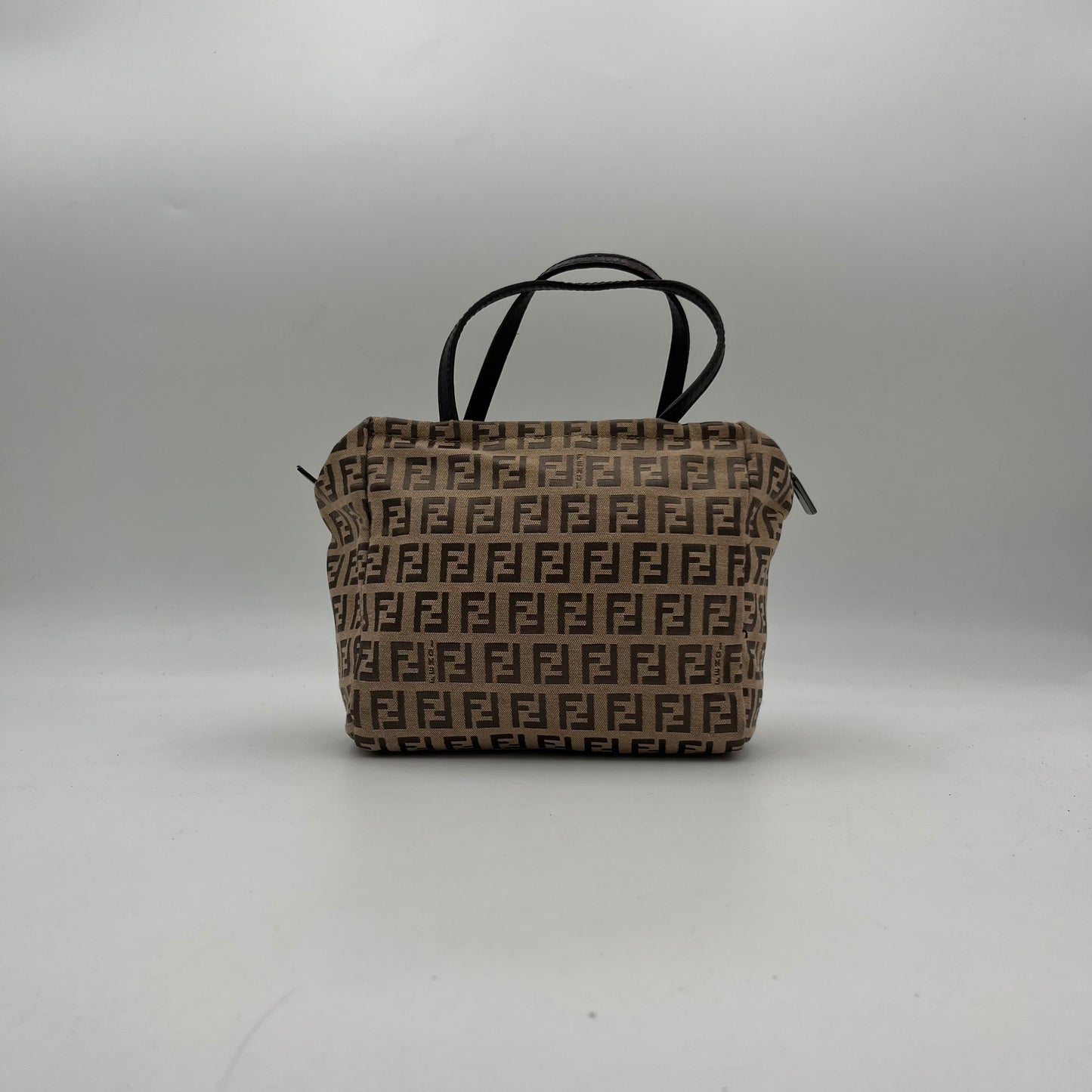 Fendi Brown Zucchino Mini Handbag