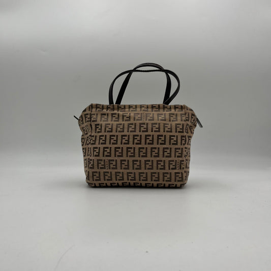 Fendi Brown Zucchino Mini Handbag