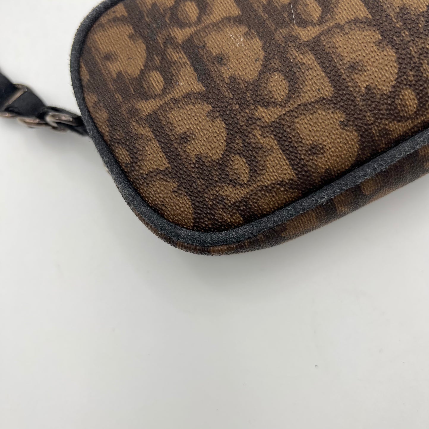 Christian Dior Brown Romantique Trotter Mini Pochette