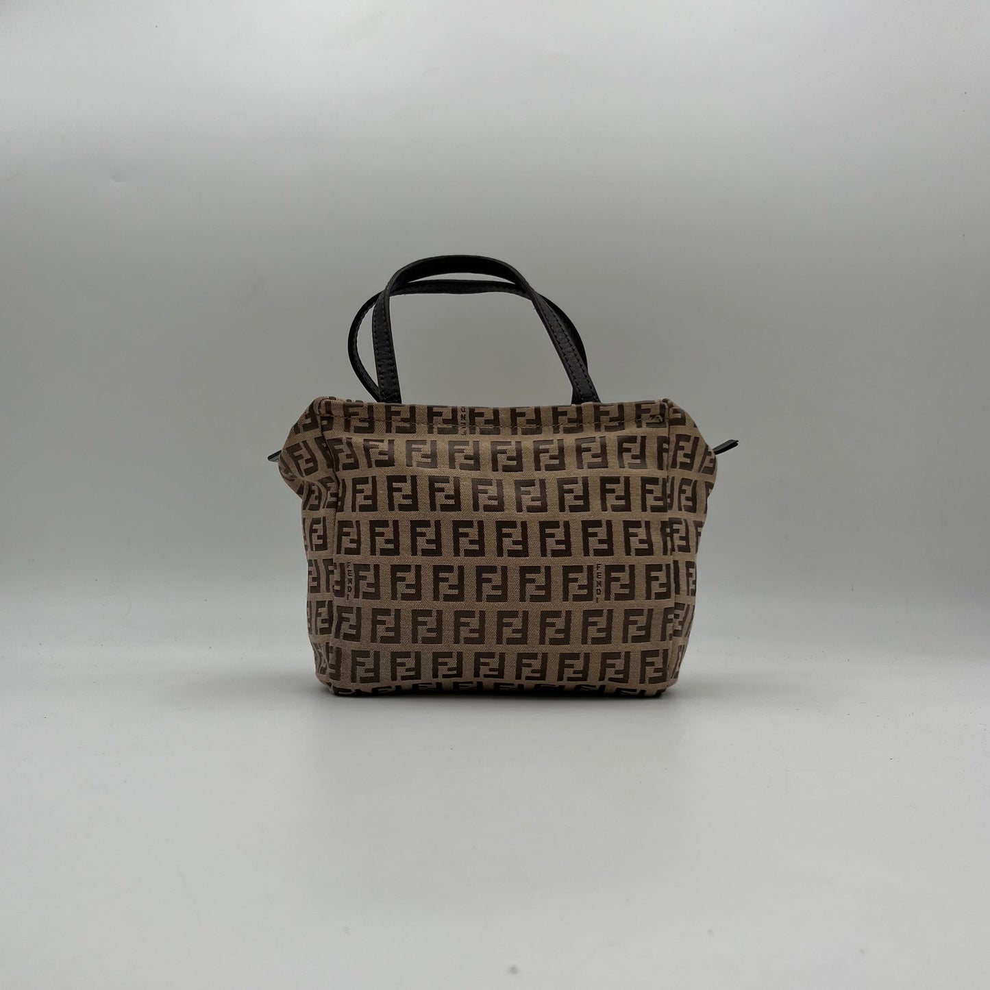 Fendi Brown Zucchino Mini Handbag