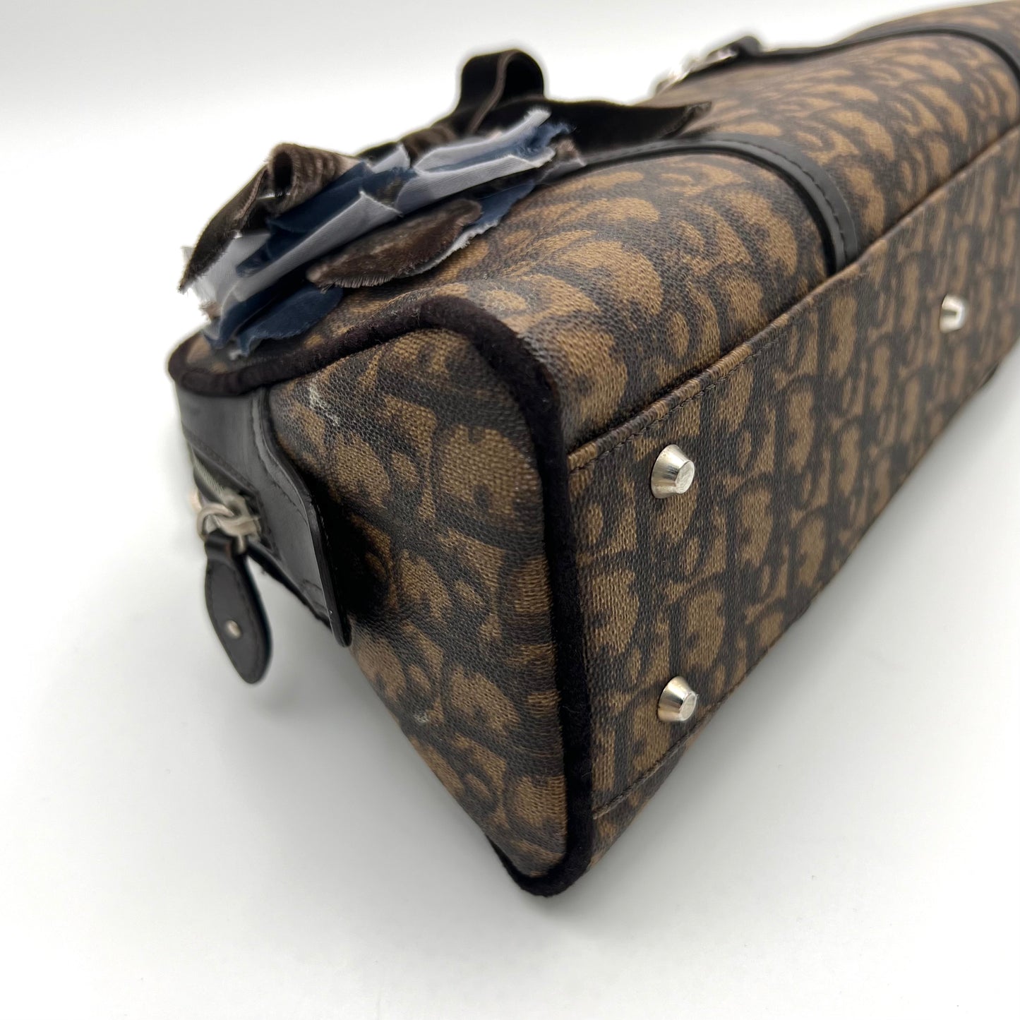 Christian Dior Brown Romantique Trotter Medium Handbag