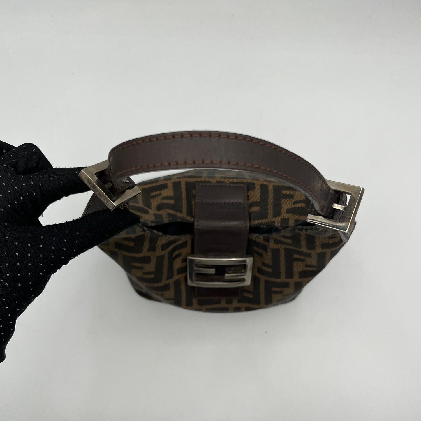 Fendi Tobacco Zucca Hobo Shoulder Bag