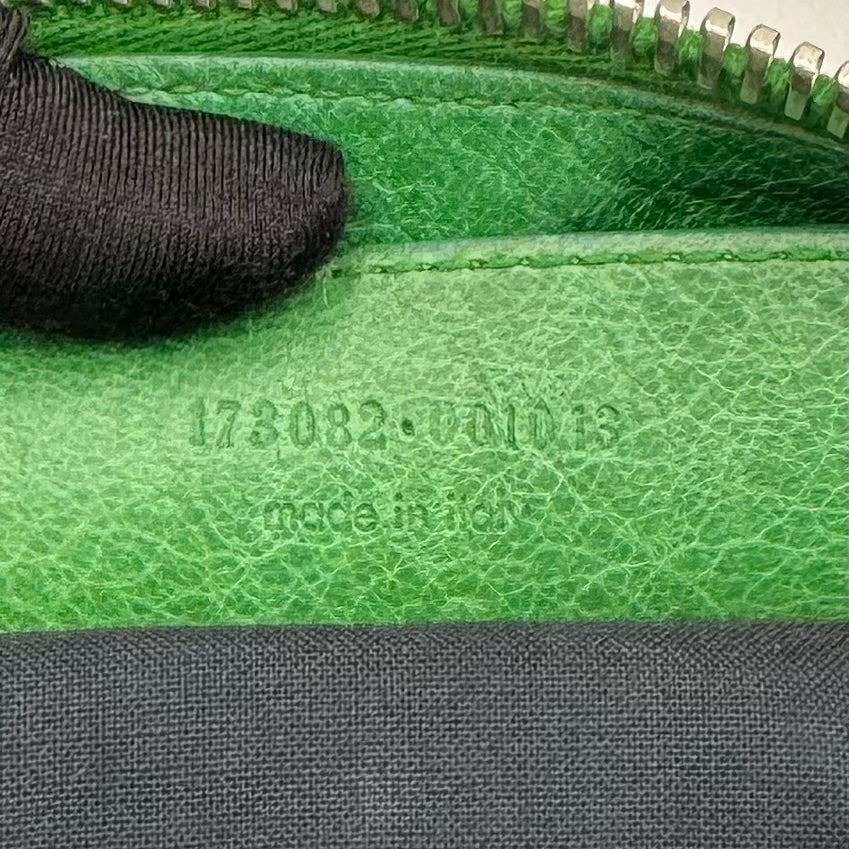 Balenciaga Green Leather Giant 21 Part Time SHW