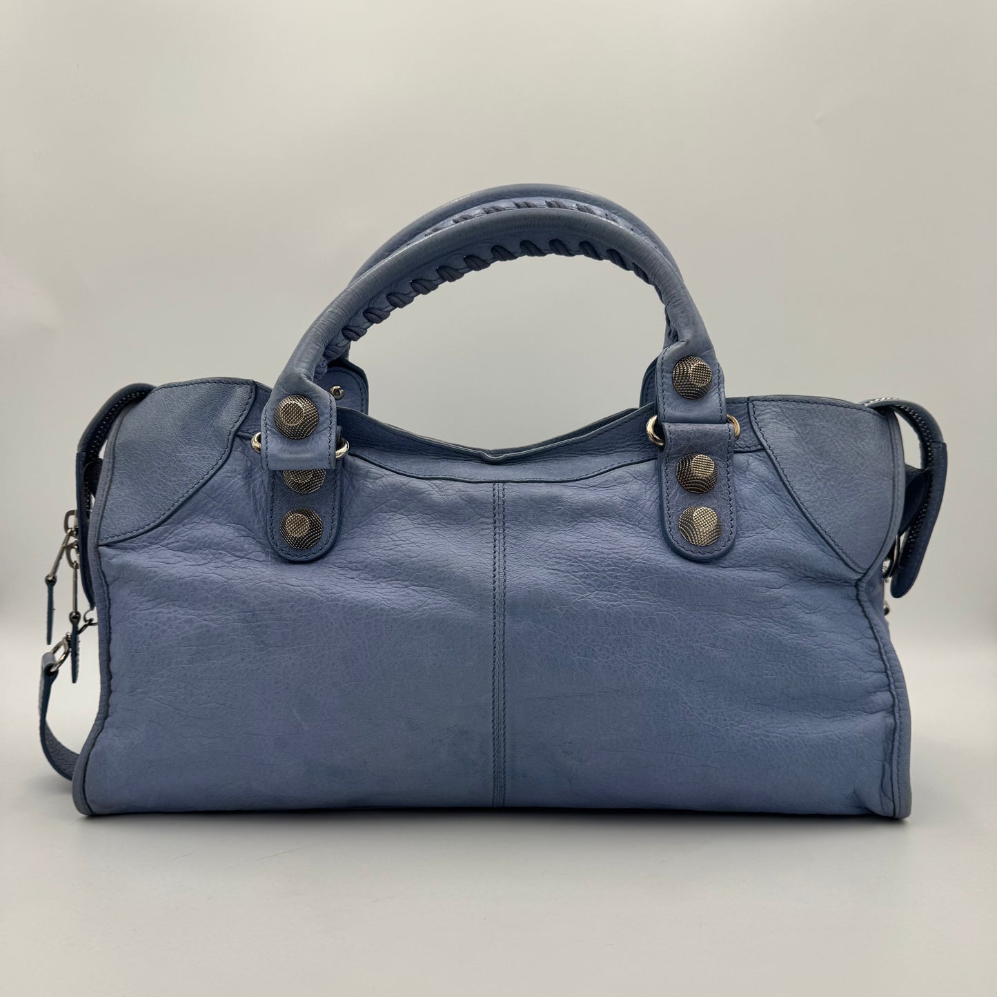 Balenciaga Periwinkle Blue Leather Giant 21 Part Time SHW