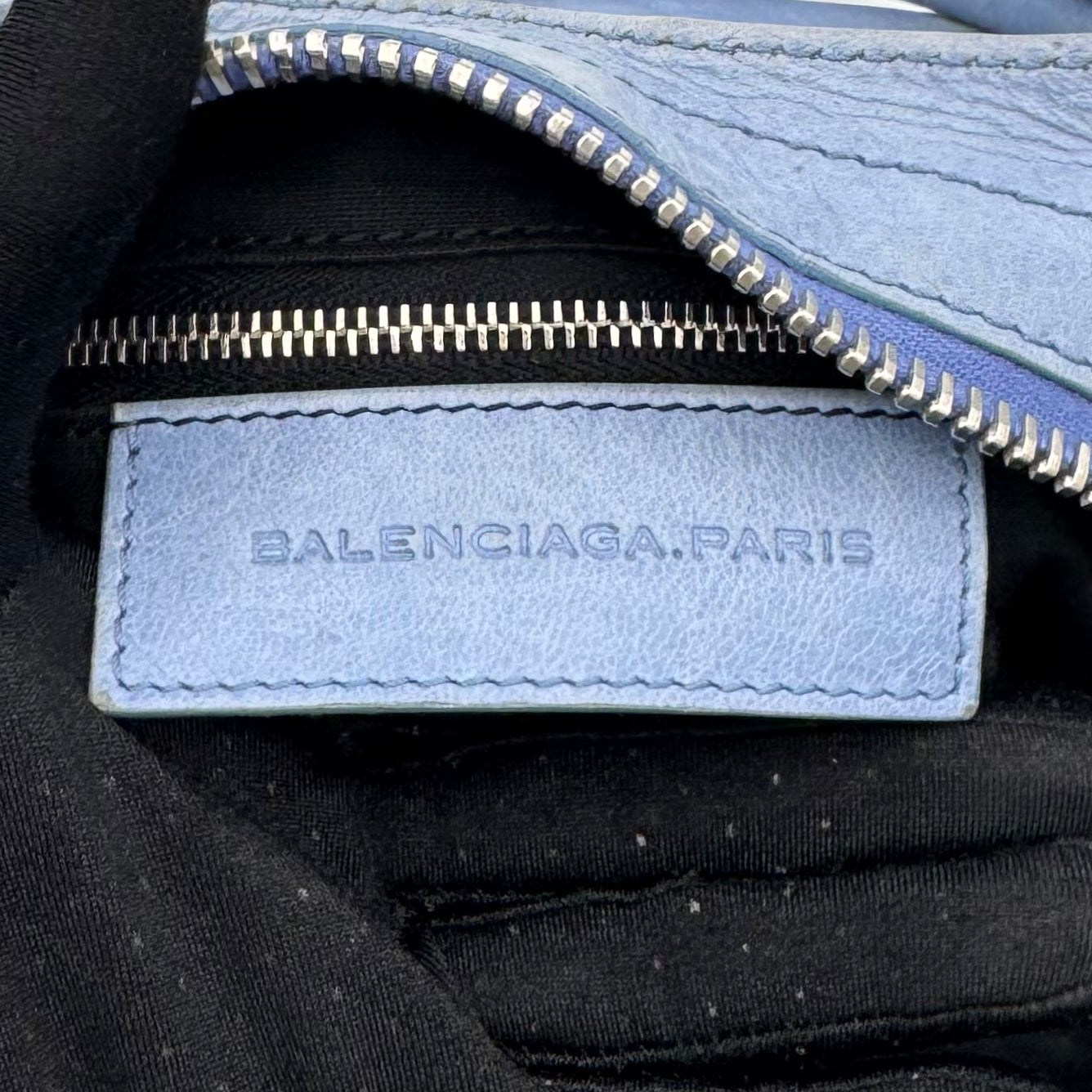 Balenciaga Periwinkle Blue Leather Giant 21 Part Time SHW