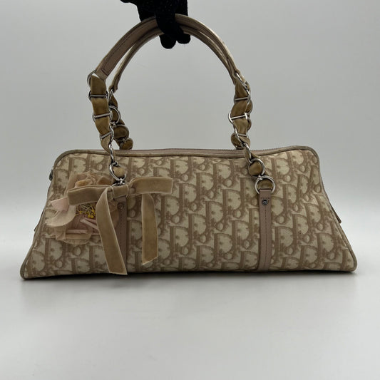 Christian Dior Beige Trotter Romantique Handbag