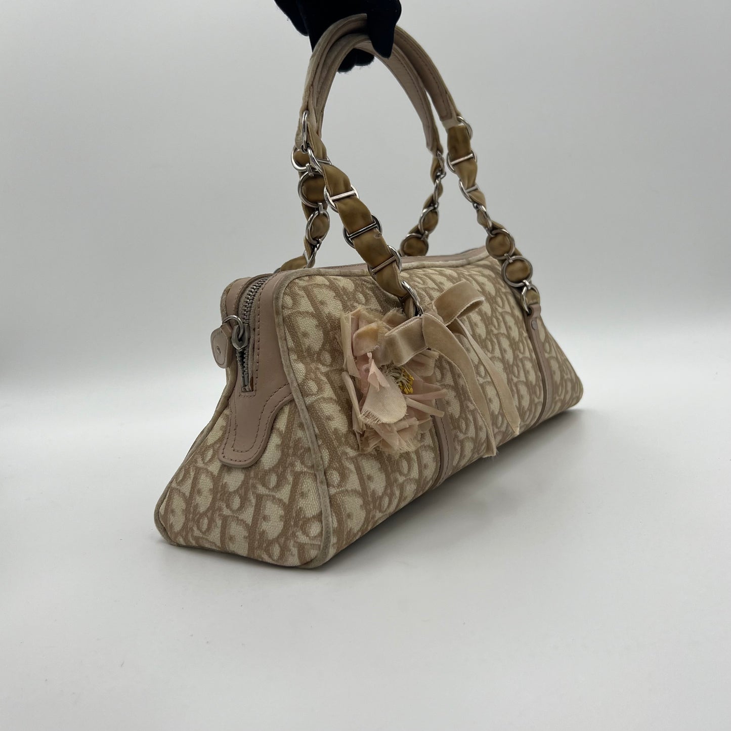 Christian Dior Beige Trotter Romantique Handbag