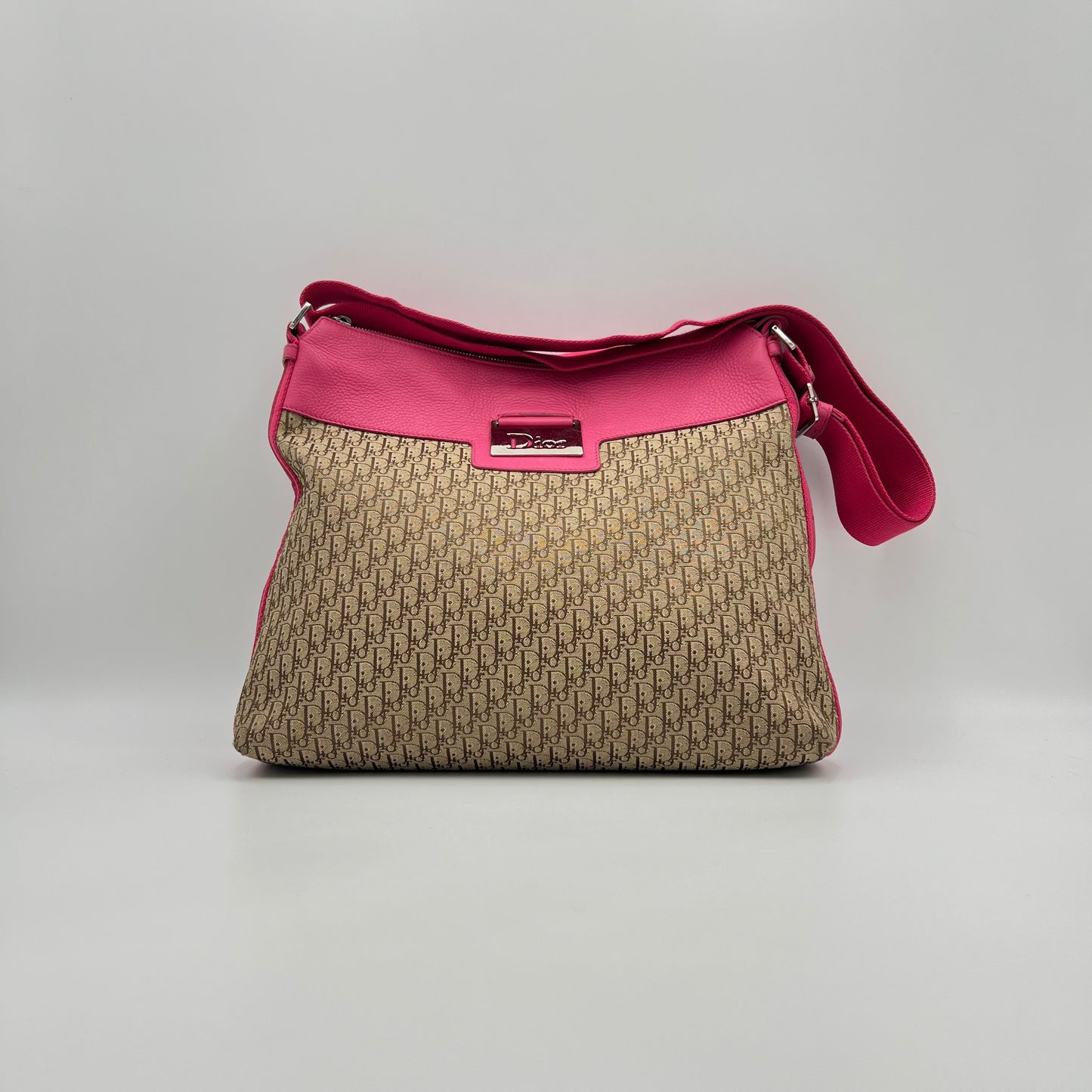 Christian Dior Street Chic Pink Leather Crossbody