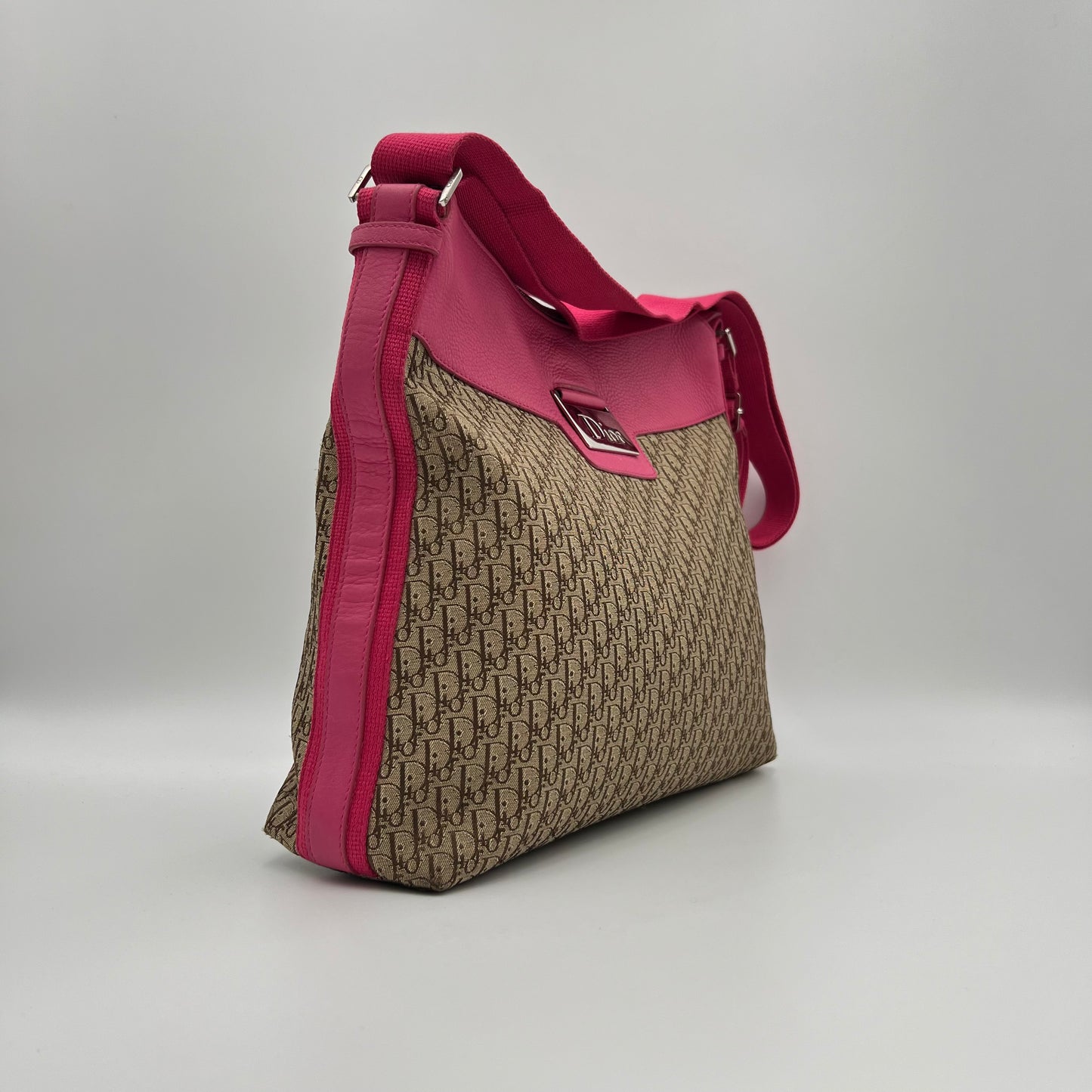 Christian Dior Street Chic Pink Leather Crossbody