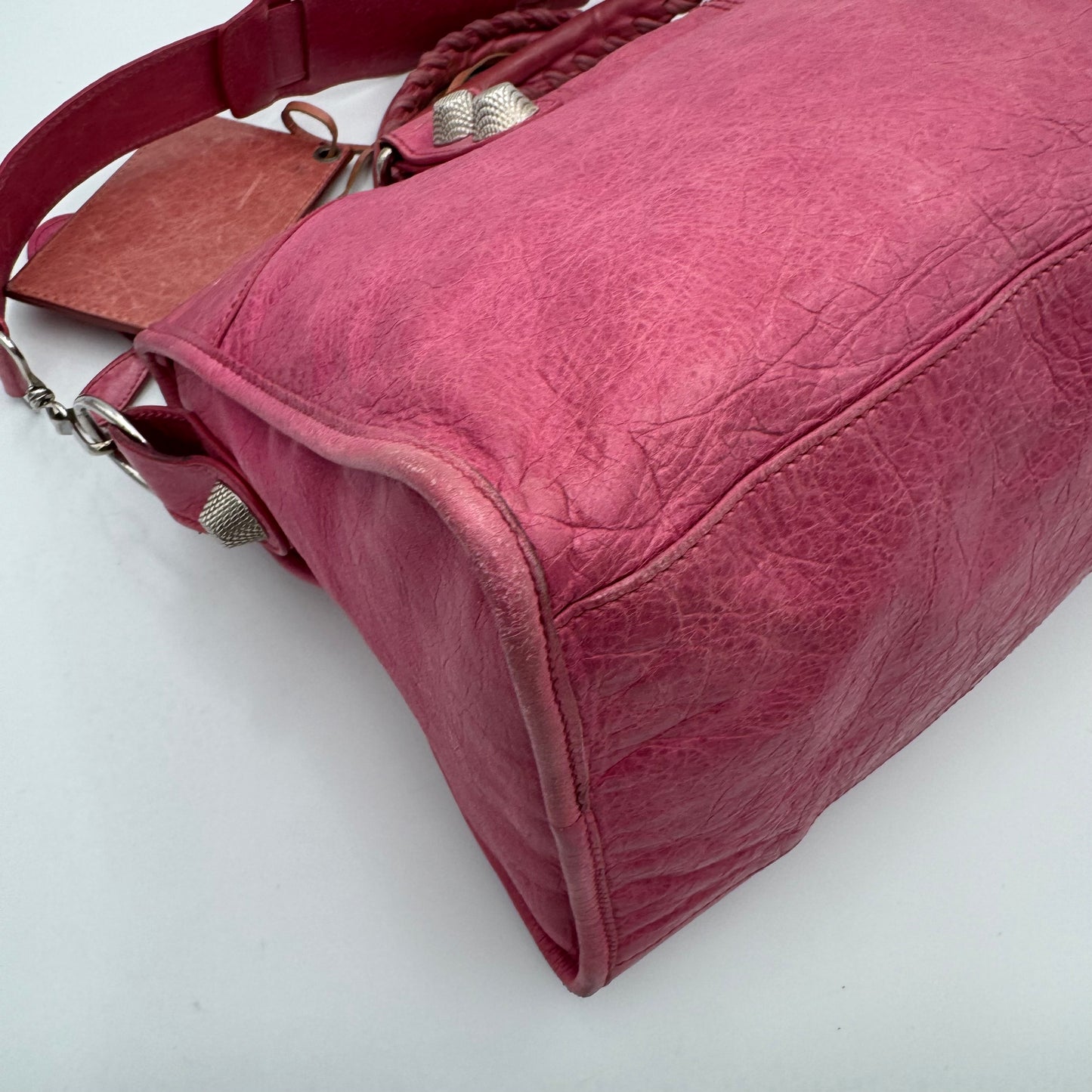Balenciaga Pink Leather Giant 21 Part Time SHW
