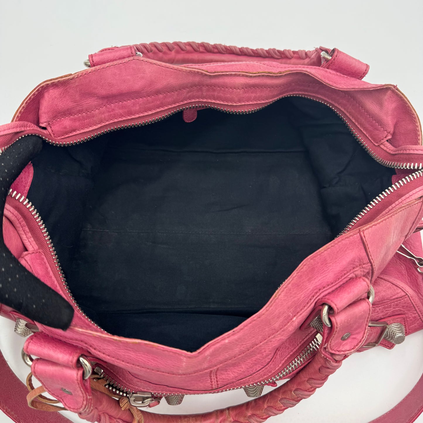 Balenciaga Pink Leather Giant 21 Part Time SHW