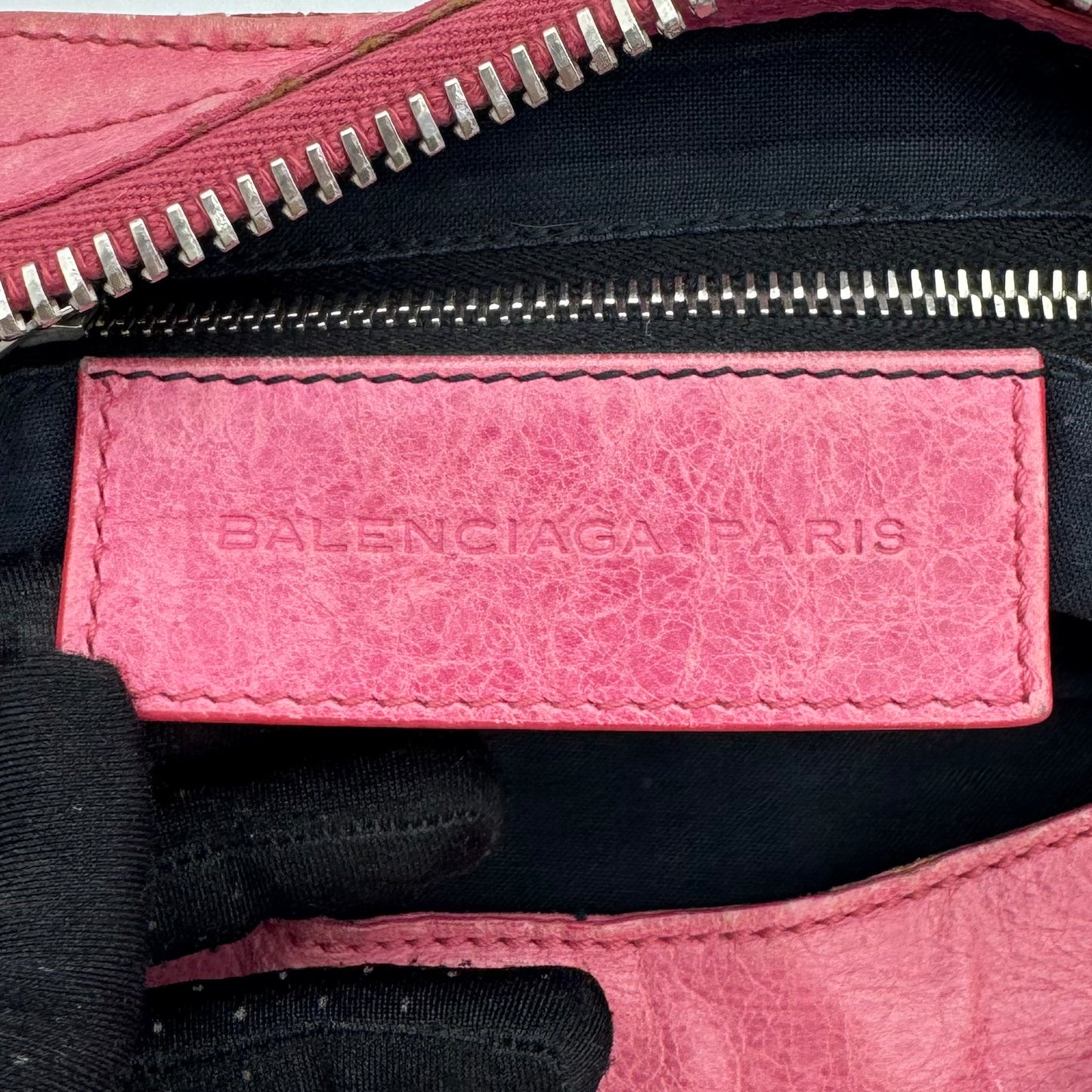 Balenciaga Pink Leather Giant 21 Part Time SHW