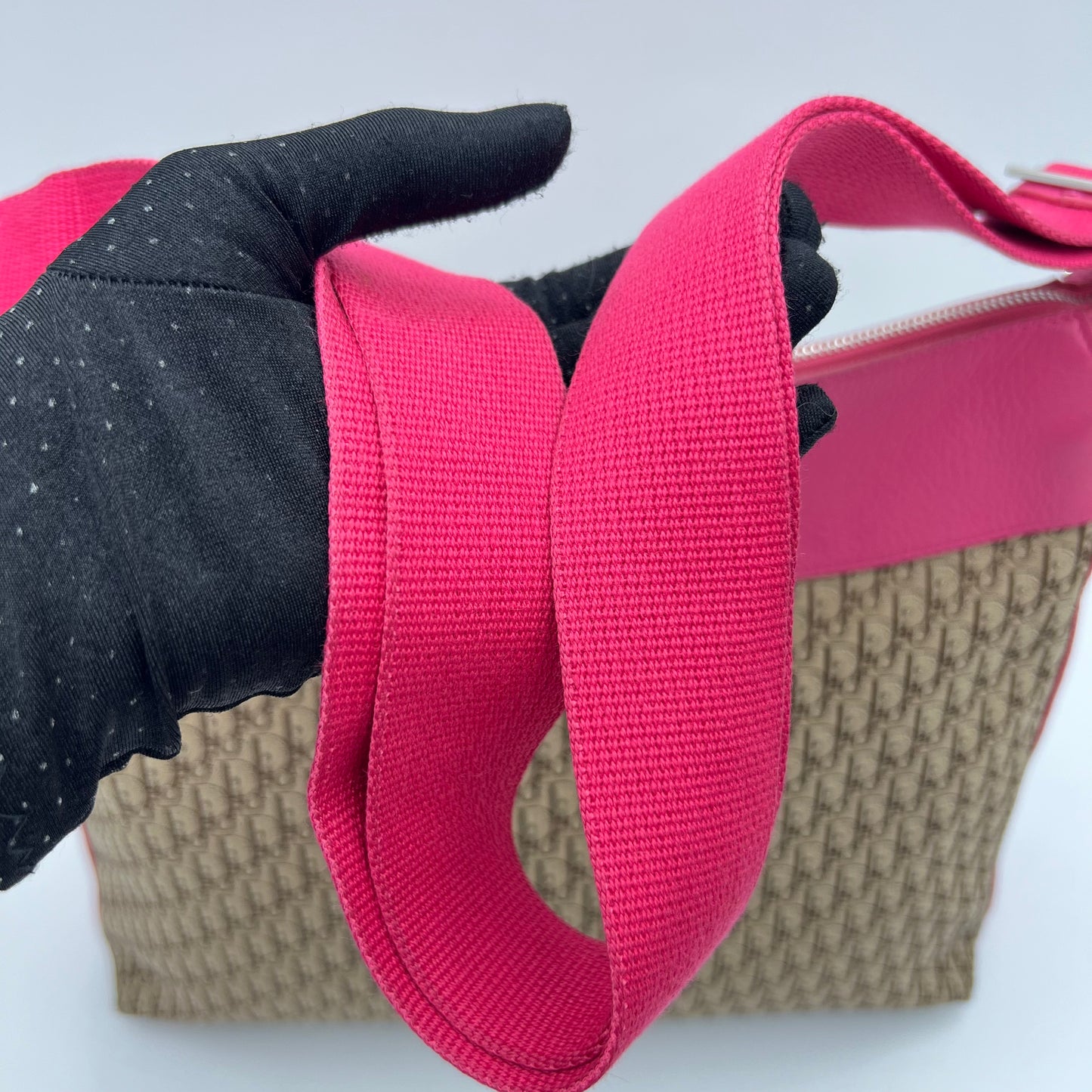 Christian Dior Street Chic Pink Leather Crossbody