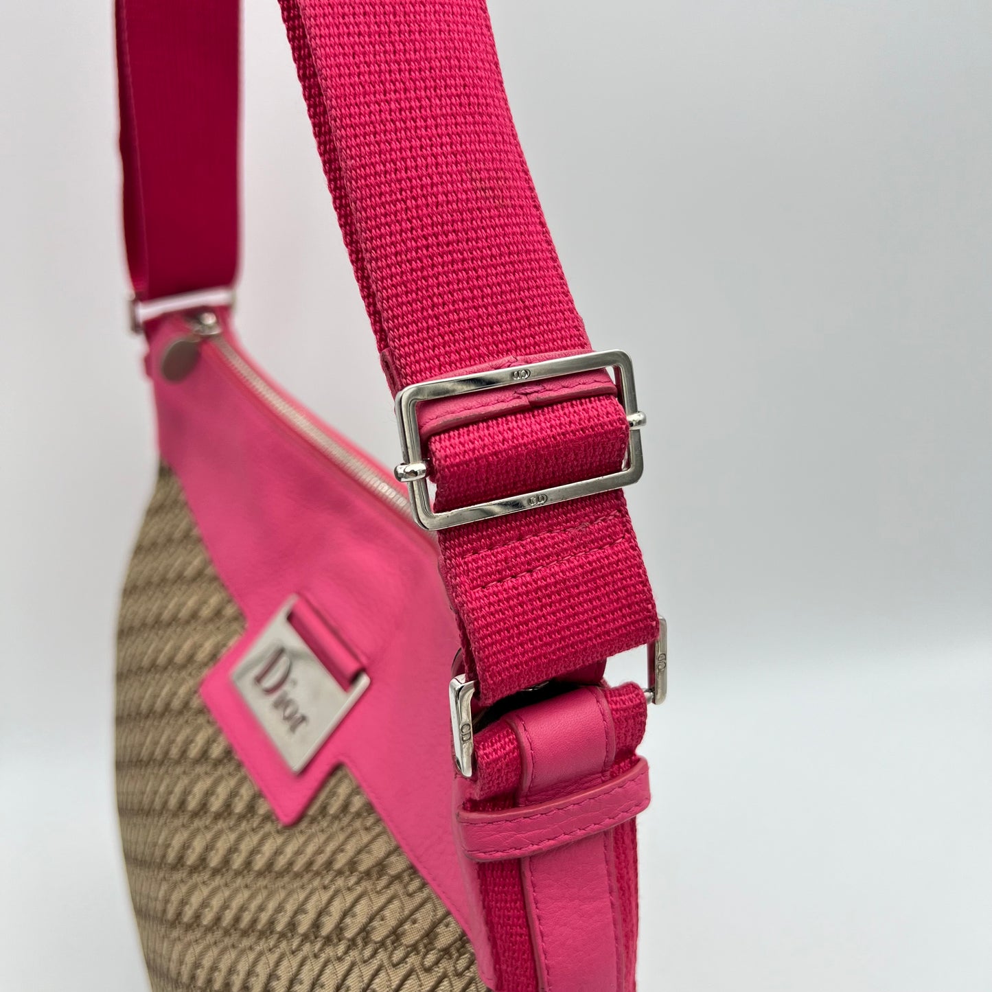 Christian Dior Street Chic Pink Leather Crossbody